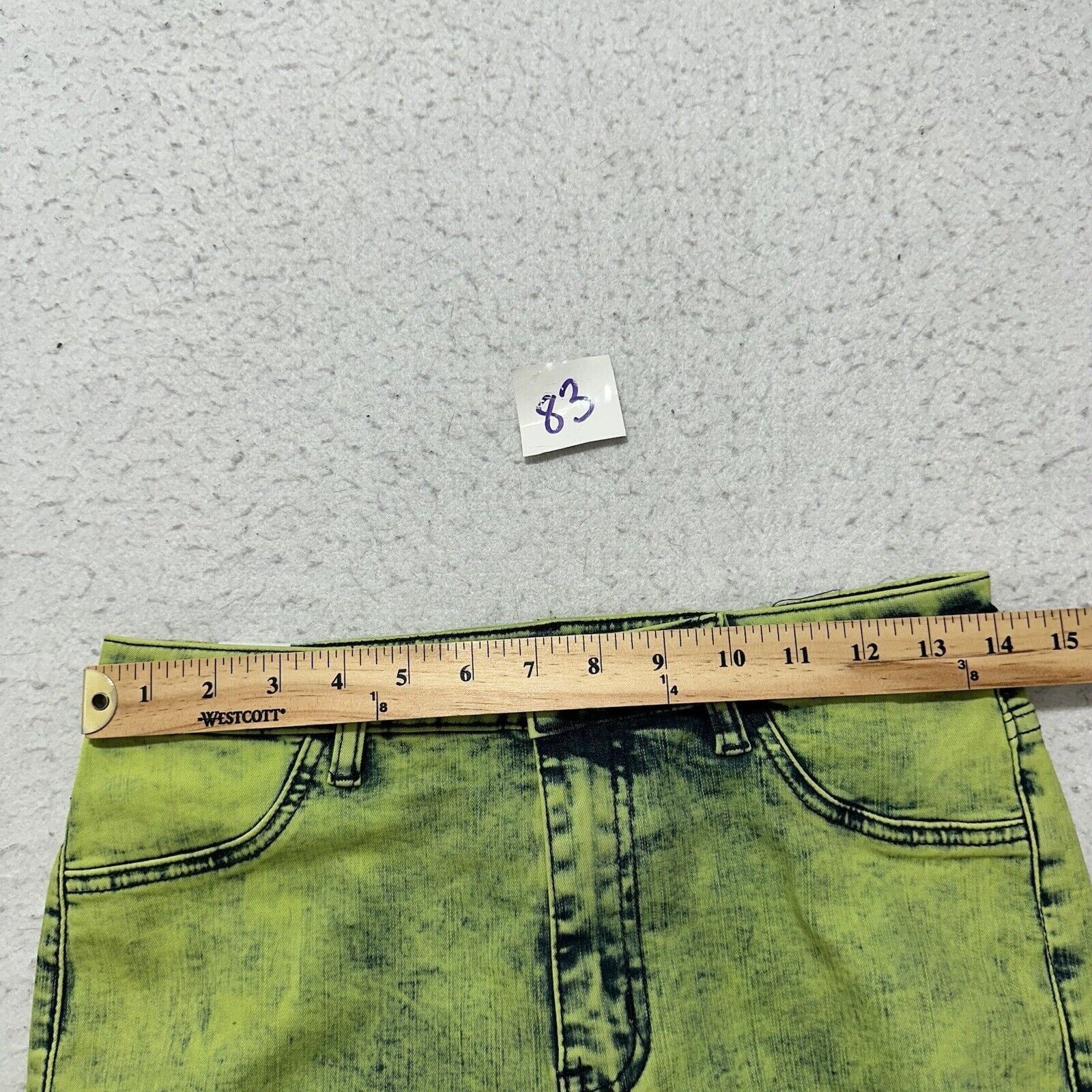 Almost Famous Almost Famous 7 Super High Rise Skinny Leg Jeans Green Denim Size 28" / US 6 / IT 42 - 9 Thumbnail
