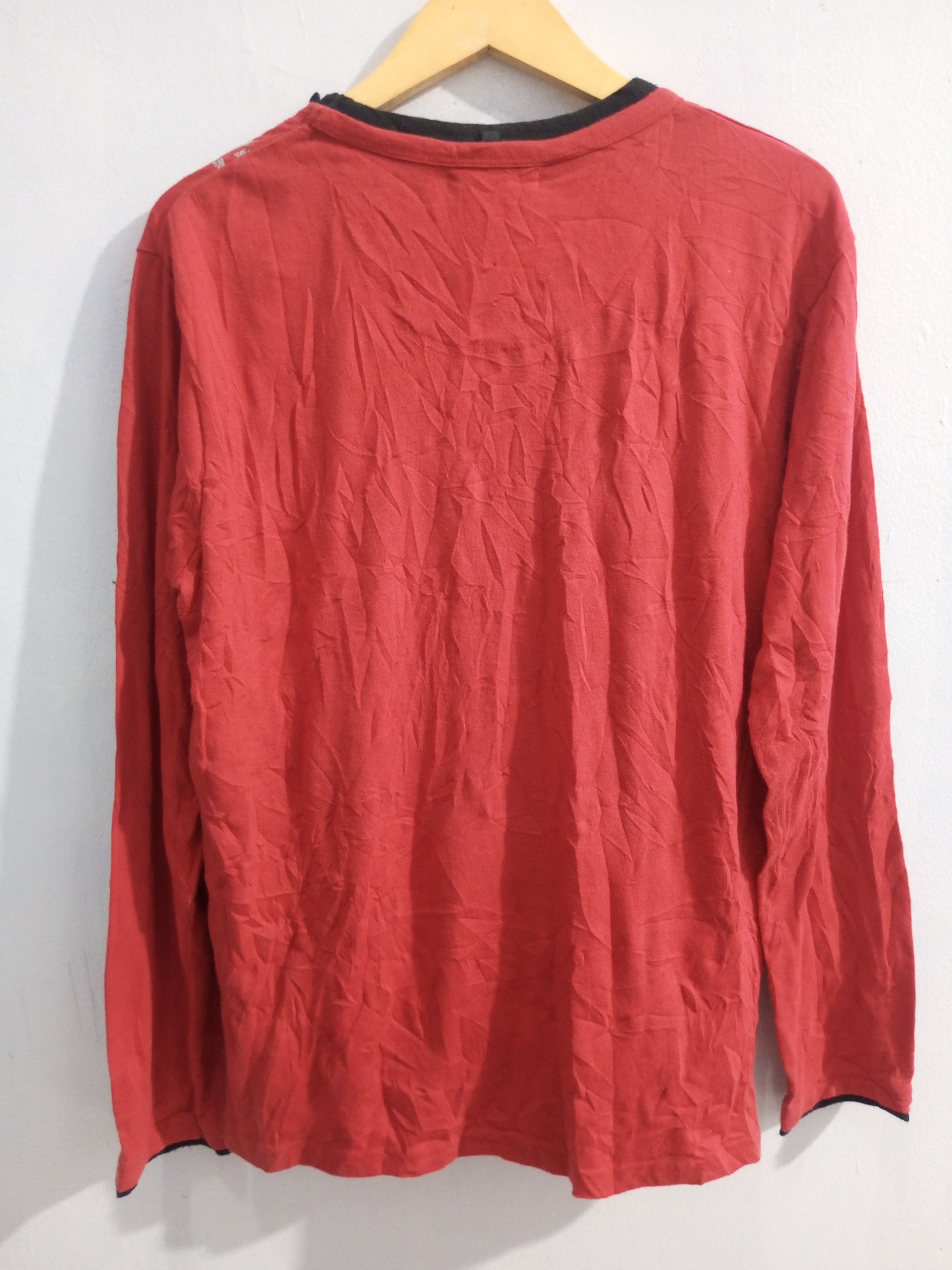 20471120 Beaumont carr poem skull Long sun fadded sleeve t shirt Size US L / EU 52-54 / 3 - 12 Thumbnail