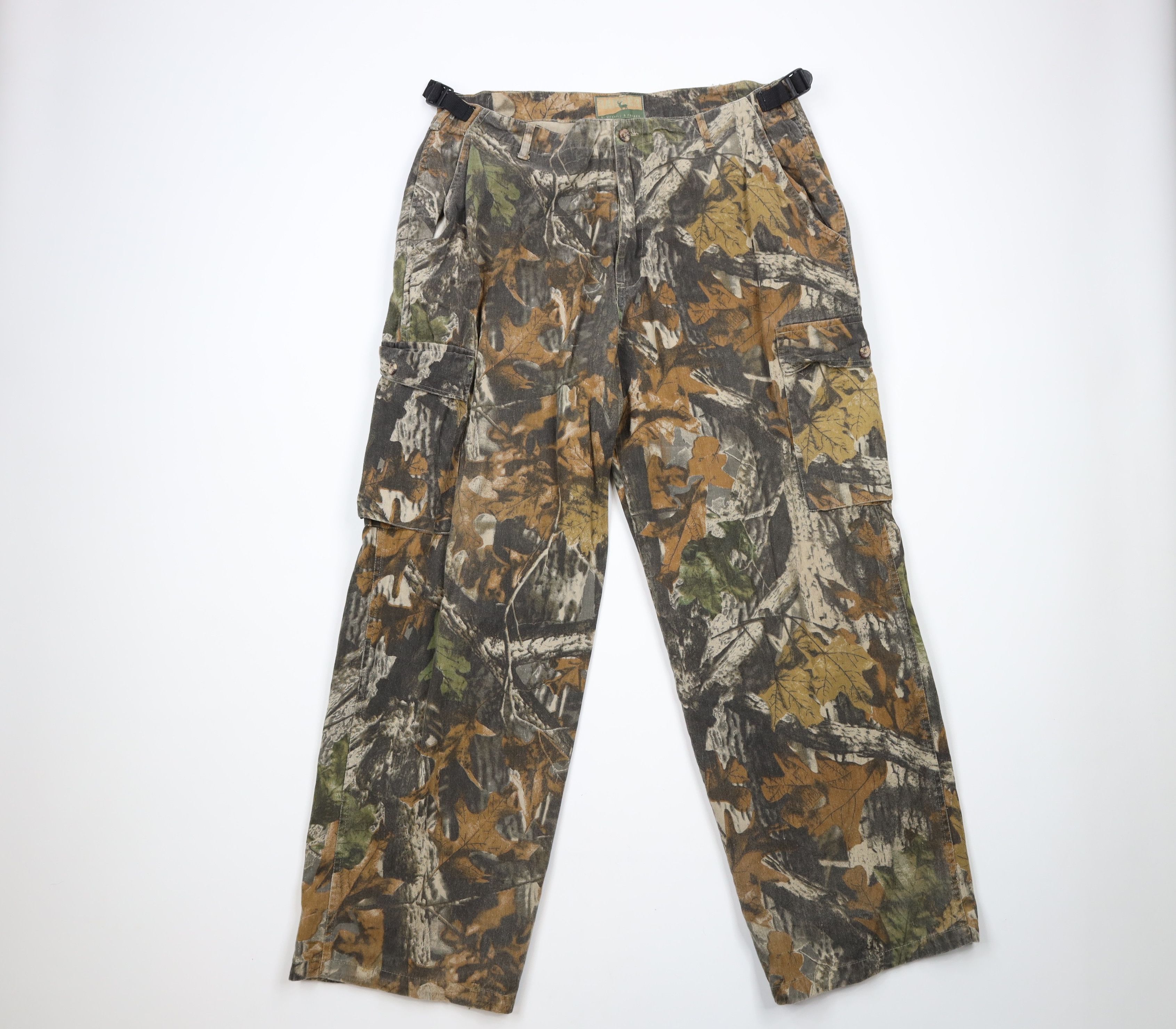 Vintage Vintage 90s Streetwear Camouflage Wide Leg Baggy Cargo Pants Size US 38 / EU 54 - 1 Thumbnail