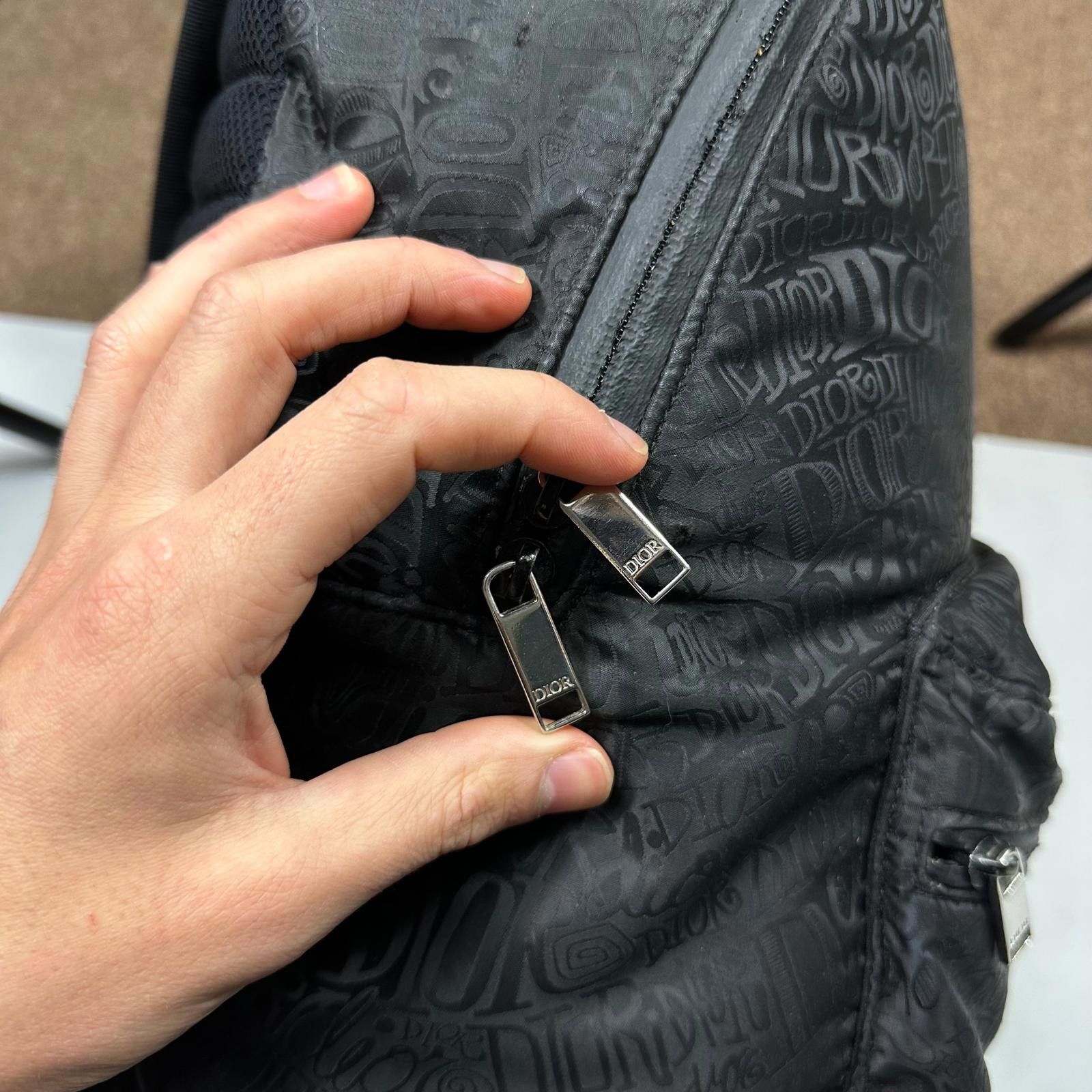 Dior Dior x Stussy 2020 Riders Monogram Logo Nylon Backpack Size ONE SIZE - 10 Thumbnail
