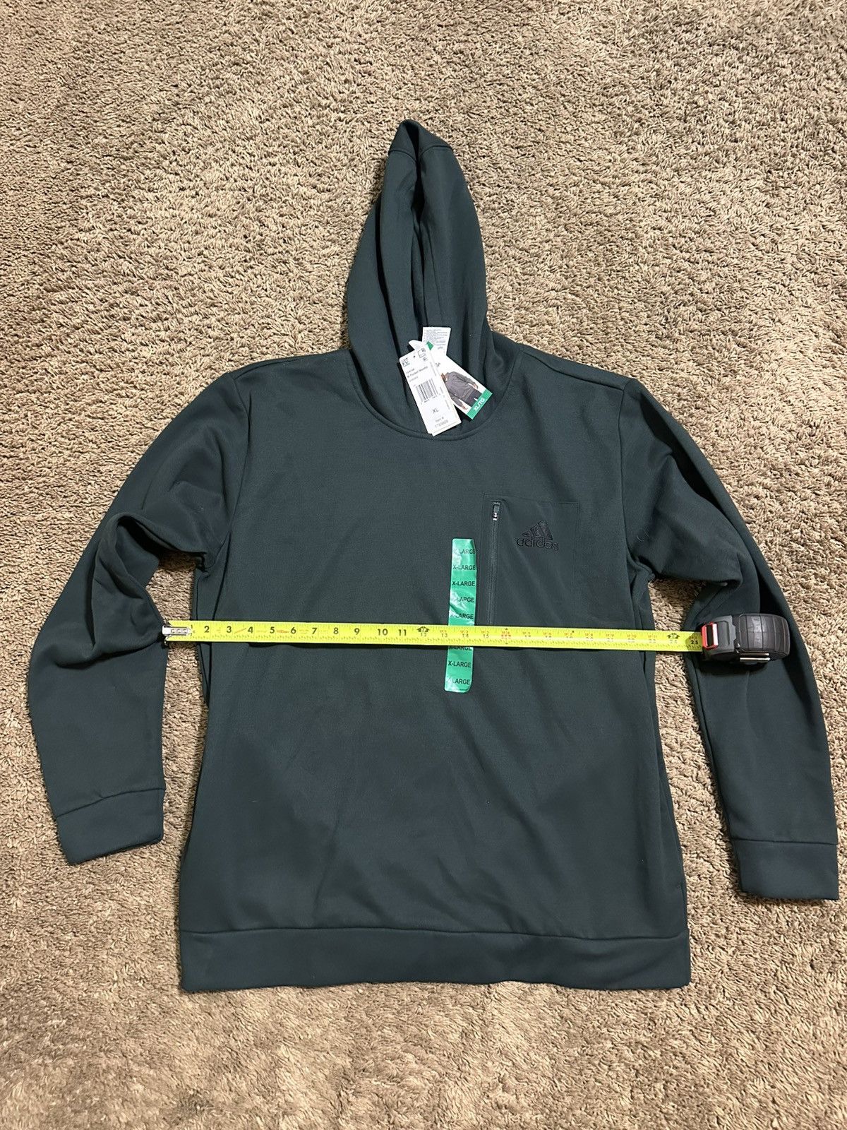 Adidas Vintage Adidas kangaroo pockets hoodie 00s size XL Size US XL / EU 56 / 4 - 5 Thumbnail