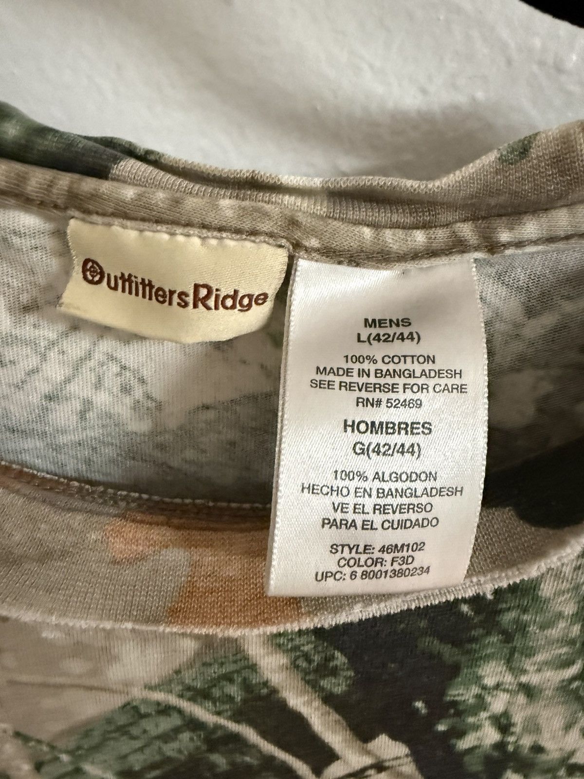 Other Distressed real tree camo long sleeve Size US M / EU 48-50 / 2 - 3 Thumbnail
