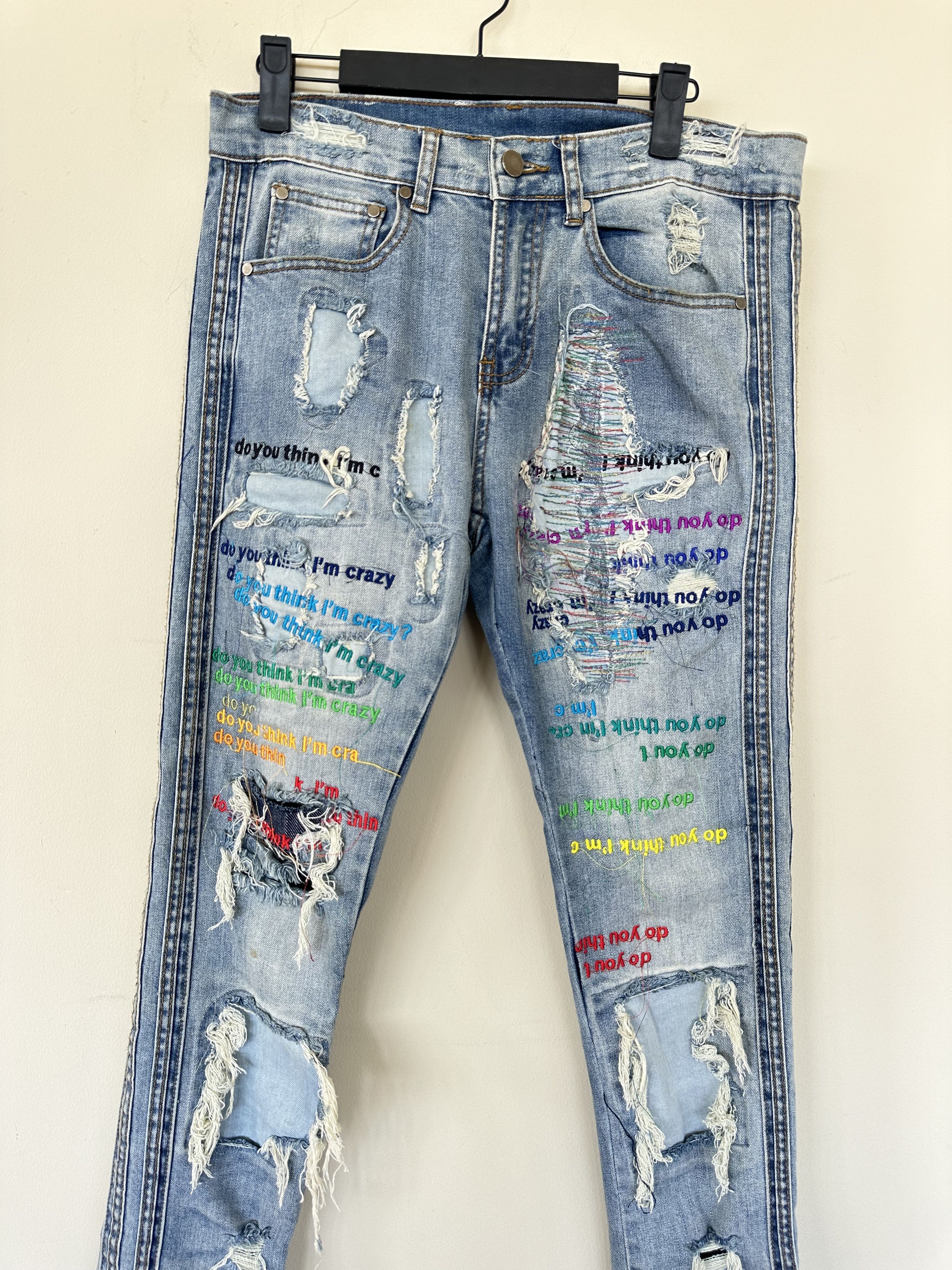 Who Decides War Murder Bravado Do You Think Im Crazy Denim | Grailed