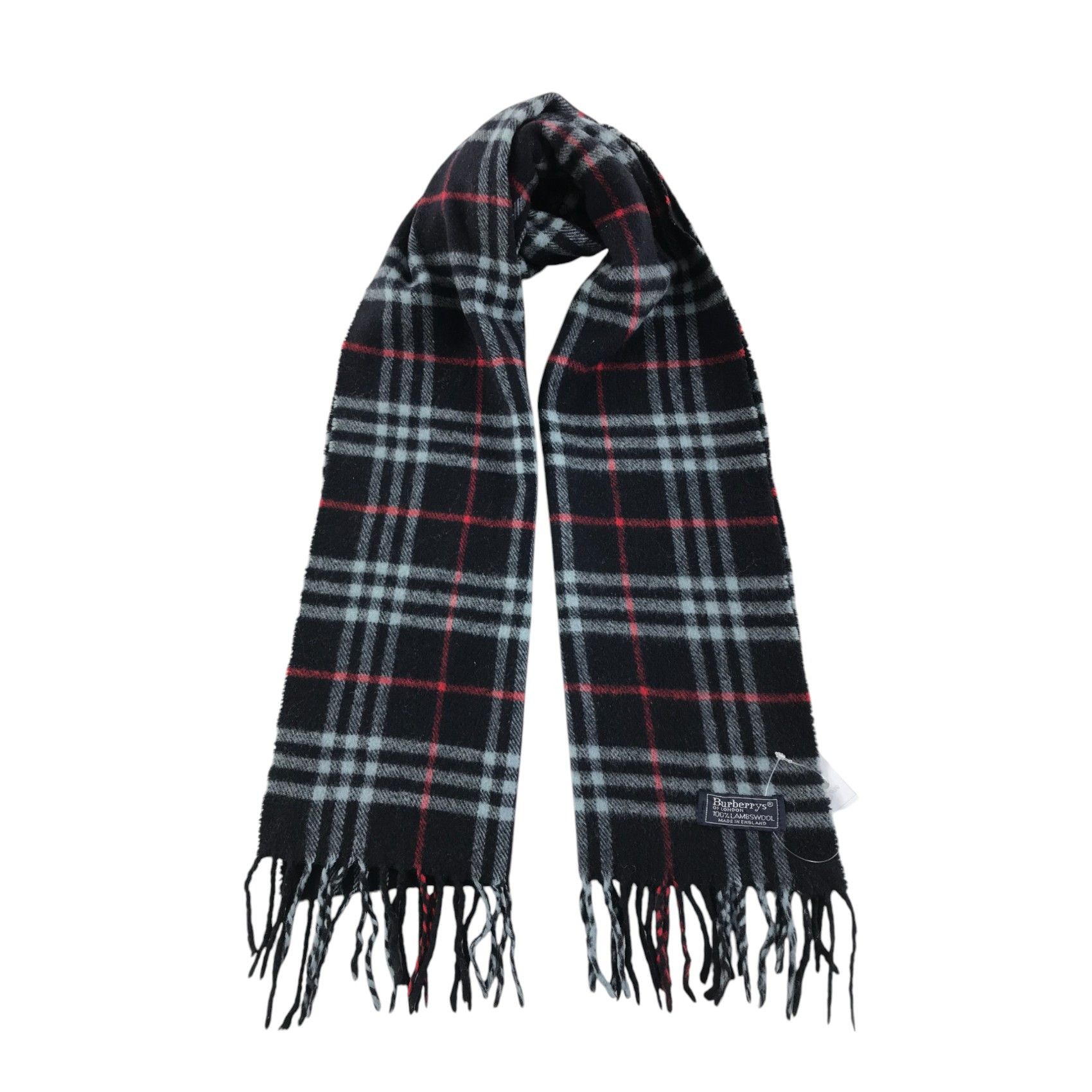 Burberry × Vintage Burberry Scarf / Muffler / Neckwear - WW2867 Size ONE SIZE - 1 Thumbnail