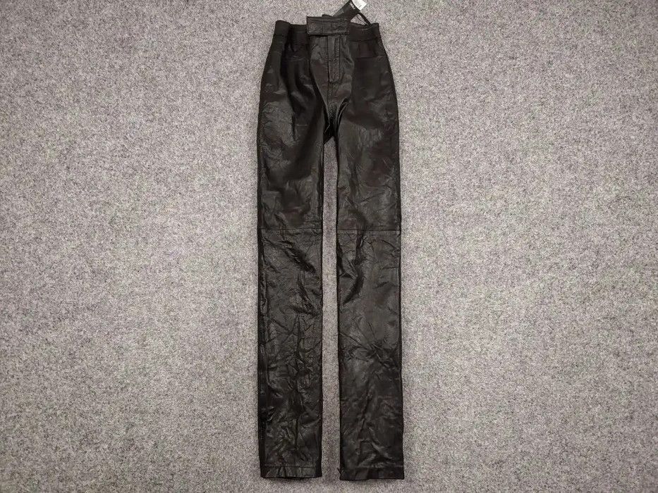 Japanese Brand Vtg Japanese Avant Garde If Six Was Nine Y2K leather Pants Size US 32 / EU 48 - 1 Thumbnail
