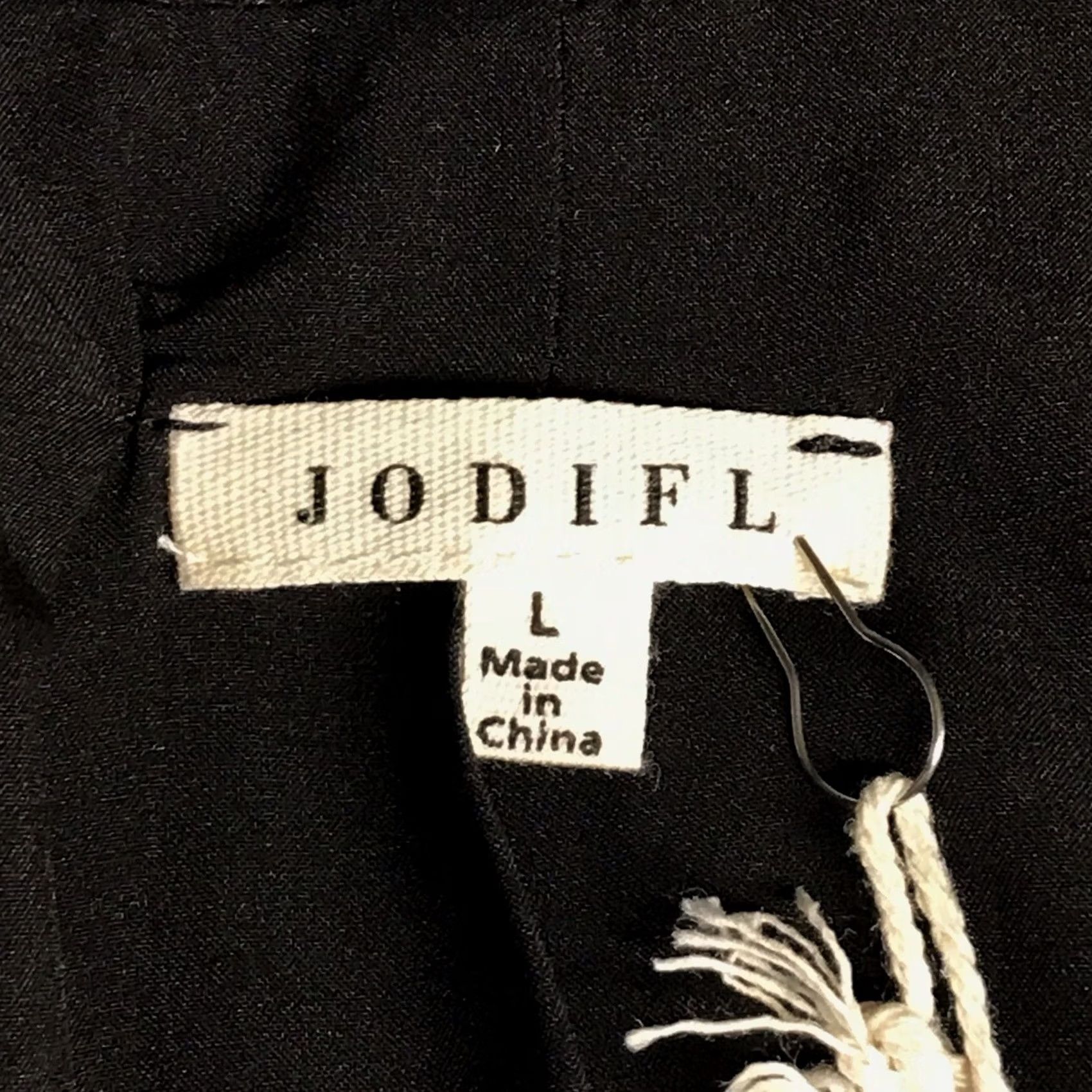 Vintage VINTAGE? No. JODIFL Blazer Women Black Satin One-Button Ruffled Long Sleeve Jacket L Size L / US 10 / IT 46 - 3 Thumbnail