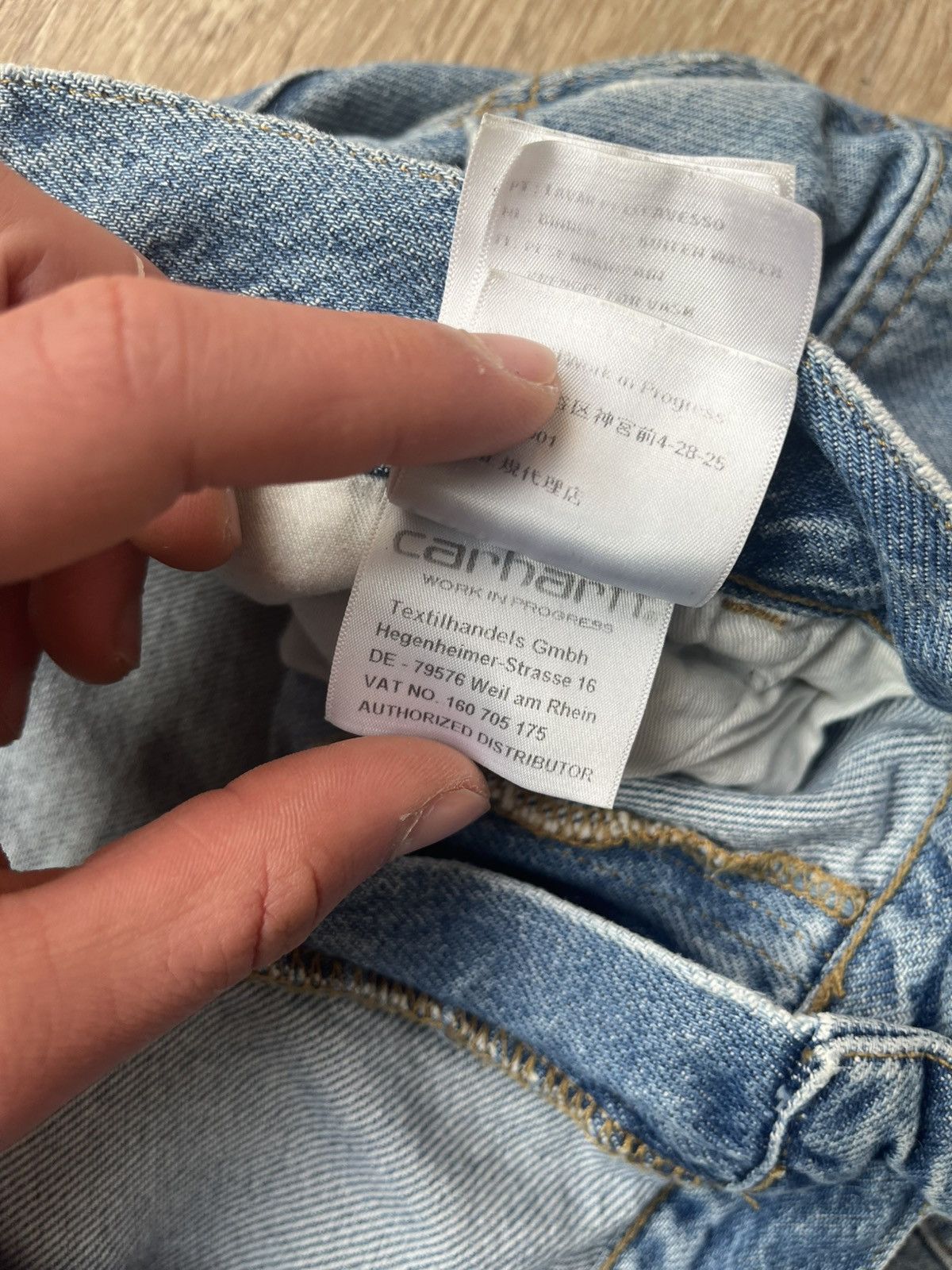 Carhartt × Vintage Carhartt baggy baby blue jeans workwear streetwear drip swag Size US 32 / EU 48 - 7 Thumbnail