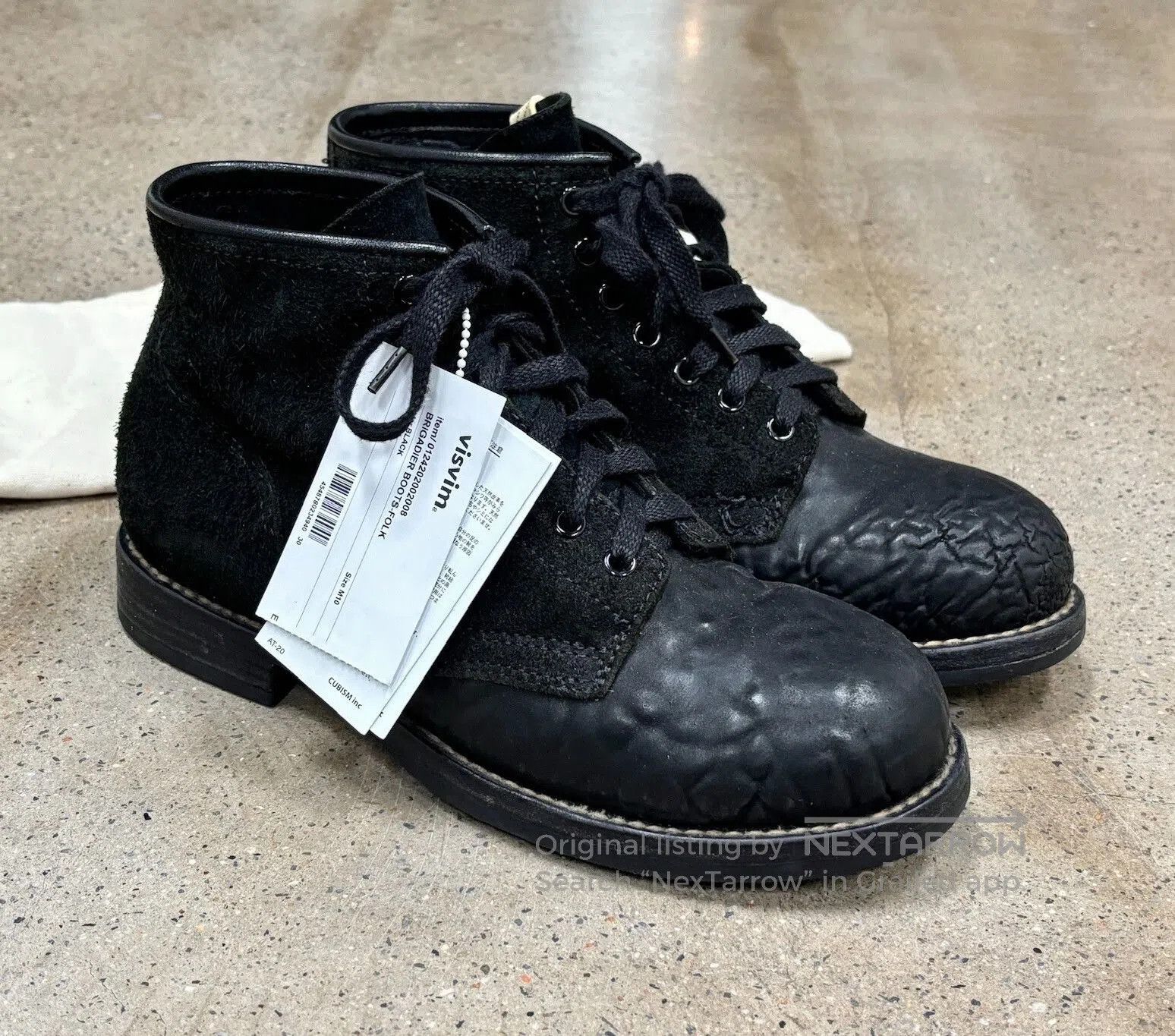 Visvim visvim brigadier boots in black. Size US 10 / EU 43 - 2 Thumbnail