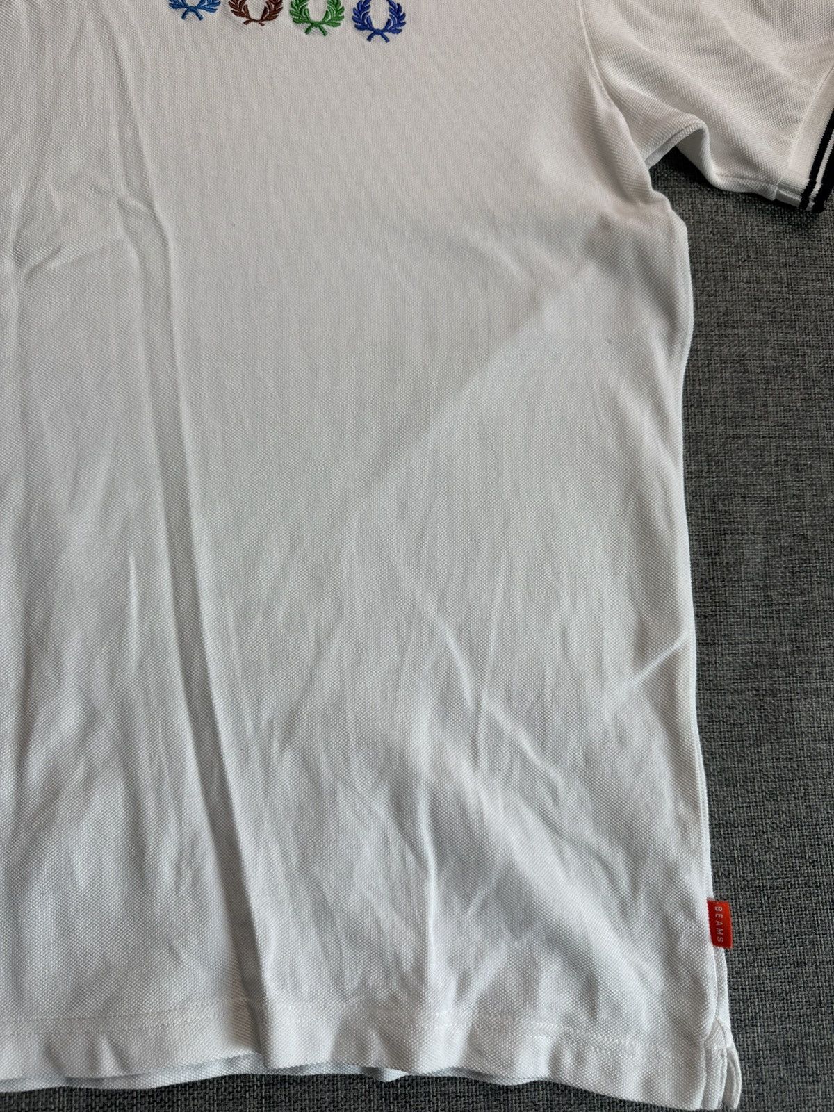 Fred Perry Fred Perry Beams Big Logo Collar white T-Shirt Size US L / EU 52-54 / 3 - 7 Thumbnail