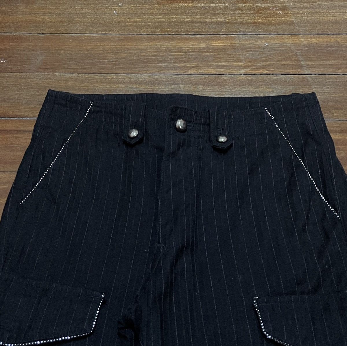 14th Addiction × Japanese Brand × KMRii Very Rare Vintage Japanese Brand Tactical Flared Pants 2000s Size US 29 - 3 Thumbnail