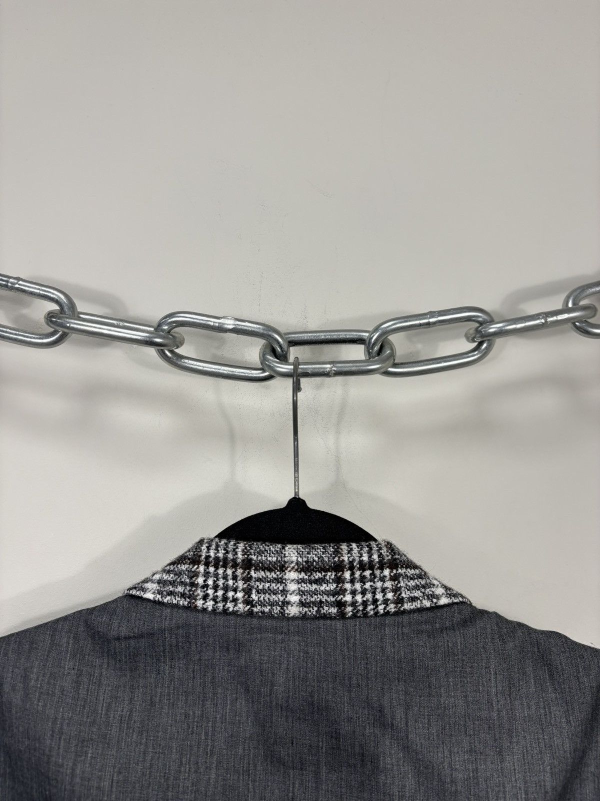 Suitsupply Suitsupply Veneto NEW Men’s Grey Check Alpaca Waistcoat Vest Size 38R - 19 Thumbnail