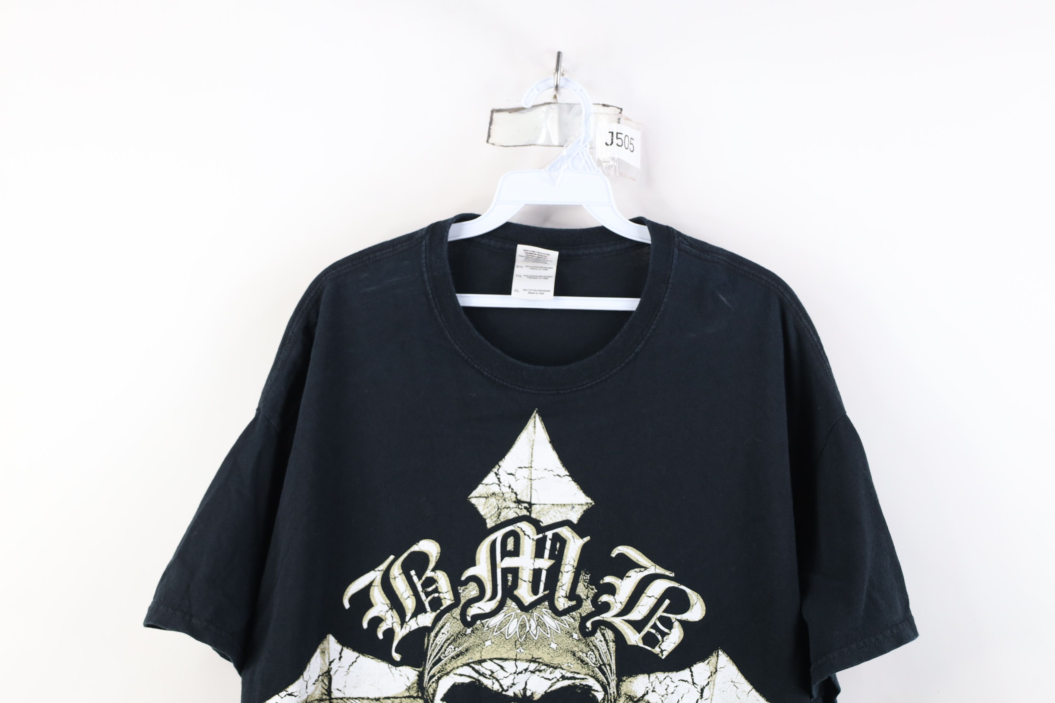 Vintage Vintage Y2K Bret Michaels Band Short Sleeve T-Shirt Skull Size US XL / EU 56 / 4 - 2 Thumbnail