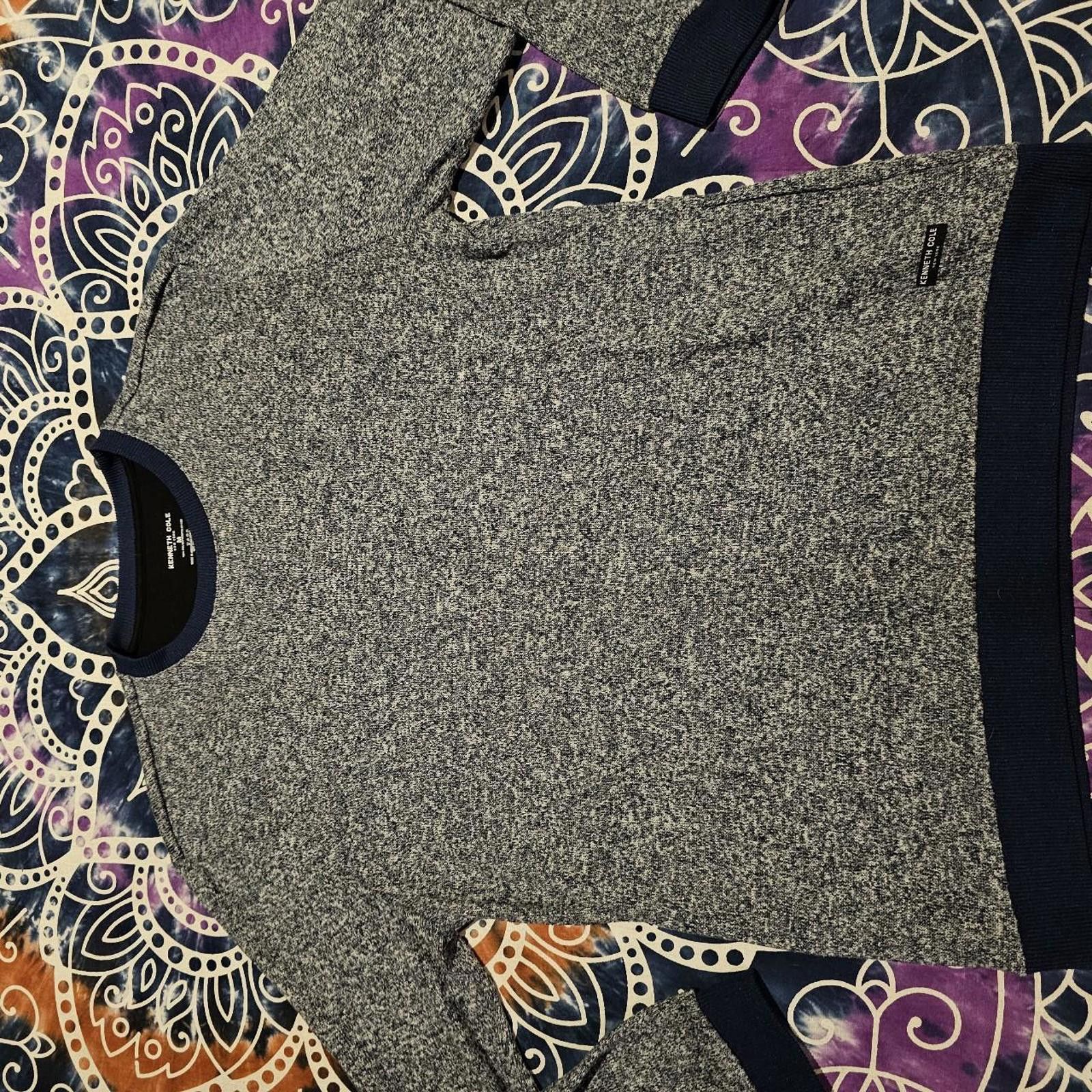 Kenneth Cole Kenneth Cole Men's Navy Sweater Size US M / EU 48-50 / 2 - 2 Thumbnail