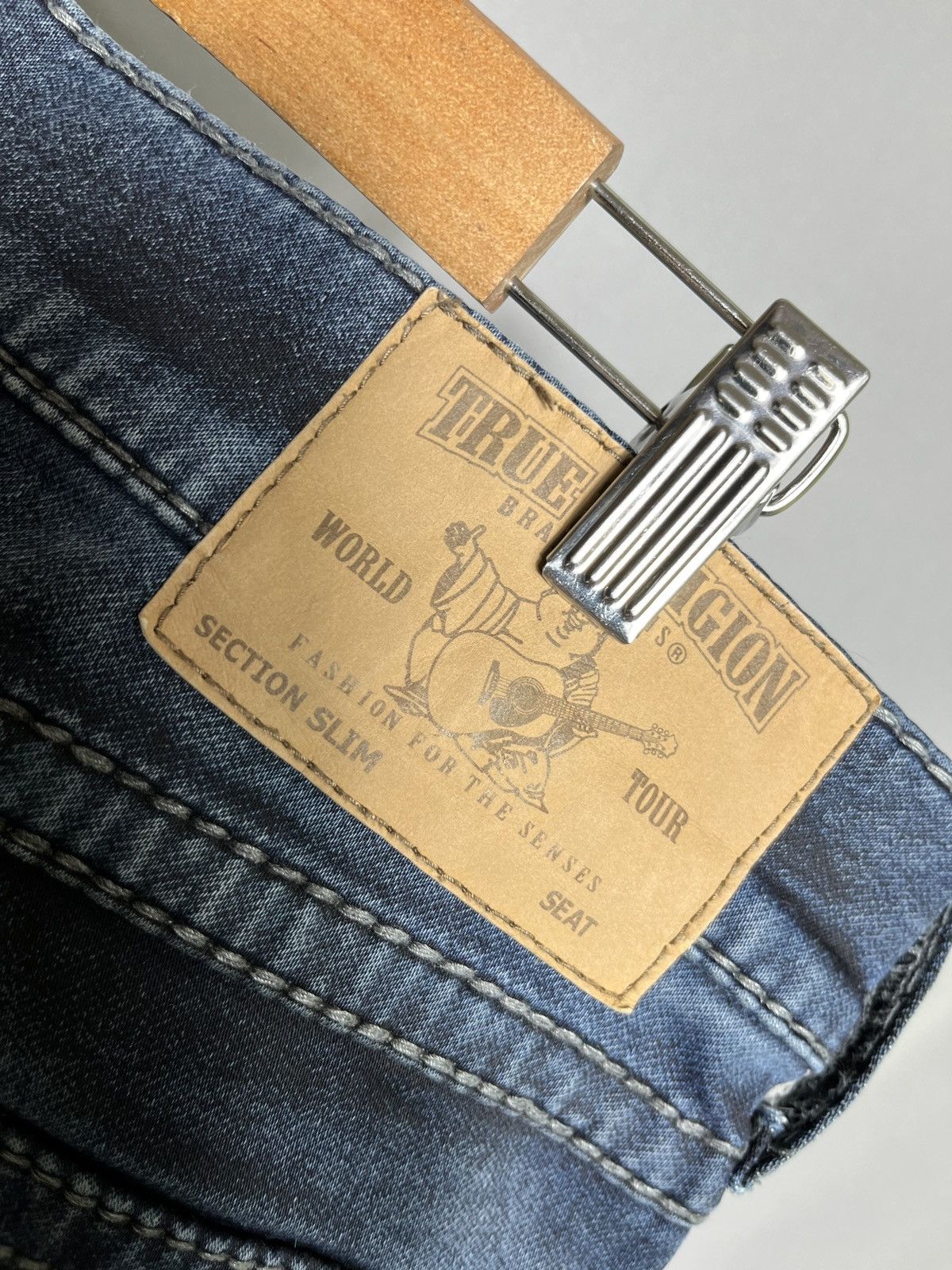 True Religion True Religion Men's Section Slim Blue Pants Navy Size US 36 / EU 52 - 5 Thumbnail