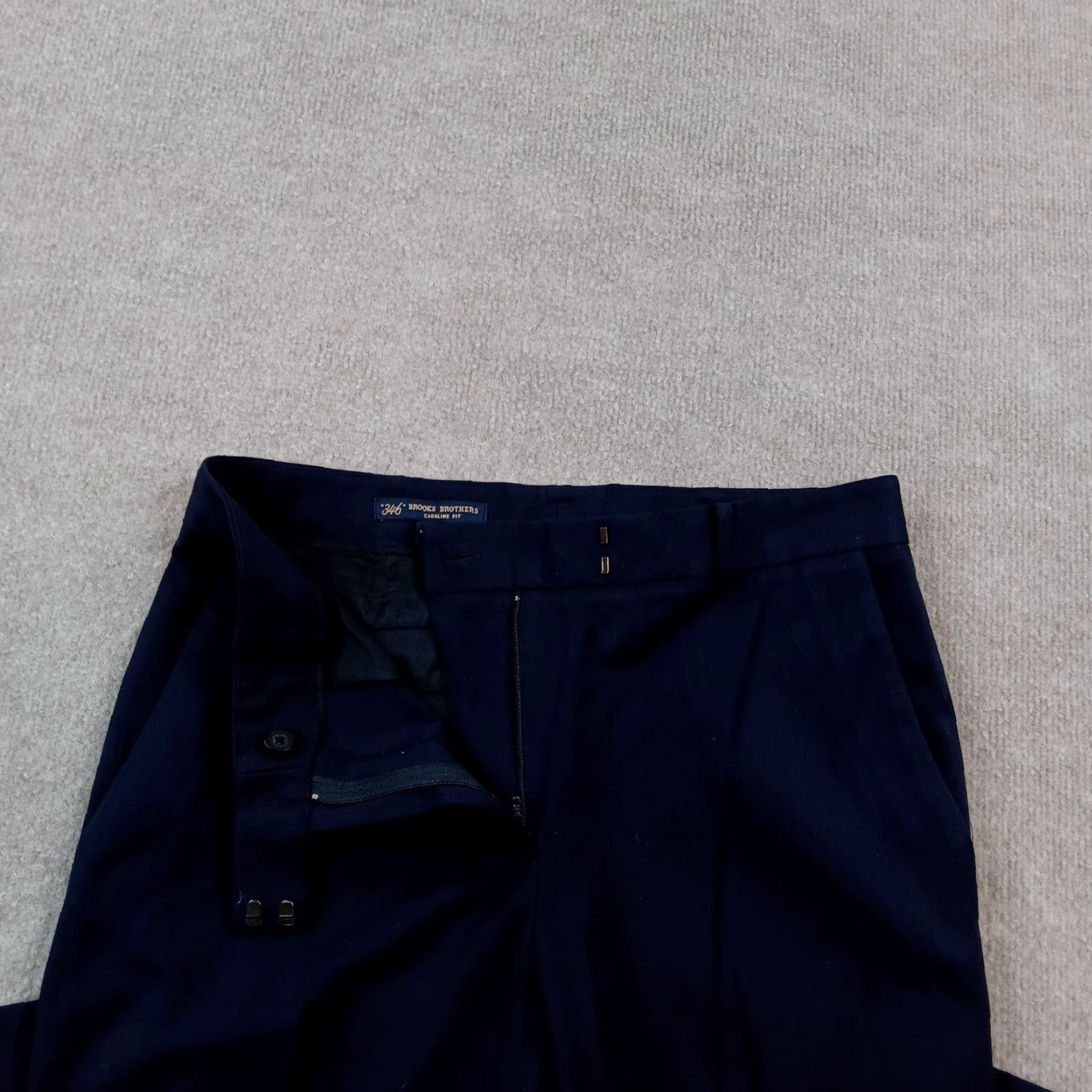 Brooks Brothers Brooks Brothers Womens Dress Pants Size 6 Extra Large Blue Straight Leg Stretch Size 28" / US 6 / IT 42 - 7 Thumbnail