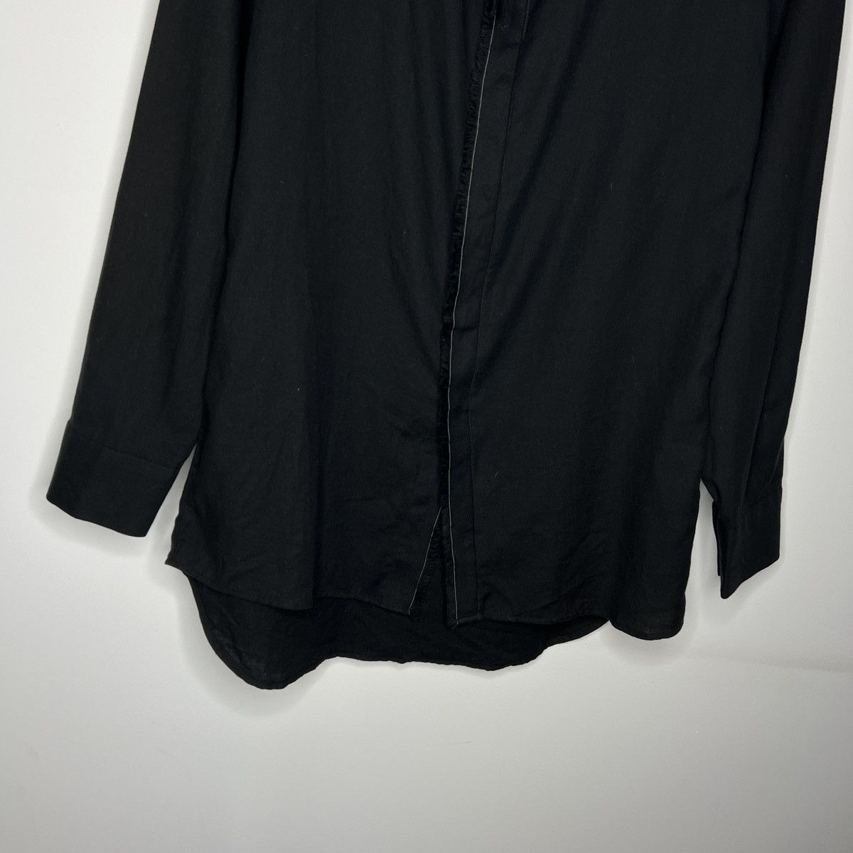Cedric Jacquemyn Cedric Jacquemyn Hraun High Collar Longsleeve Shirt Black Size US M / EU 48-50 / 2 - 7 Thumbnail