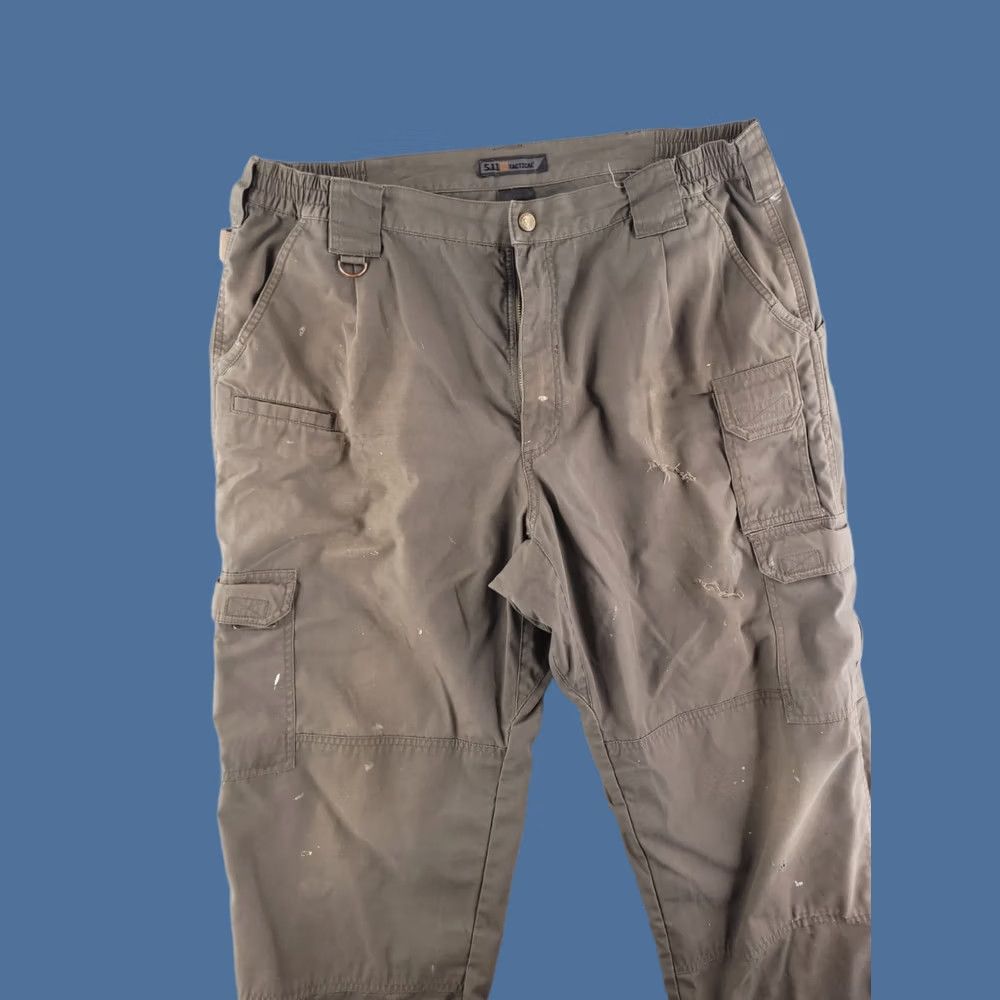 Vintage 511 Tactical Pants Mens 38x28 Brown Ripstop Distressed Workwear Grunge Cargo Jeans Size US 38 / EU 54 - 1 Thumbnail