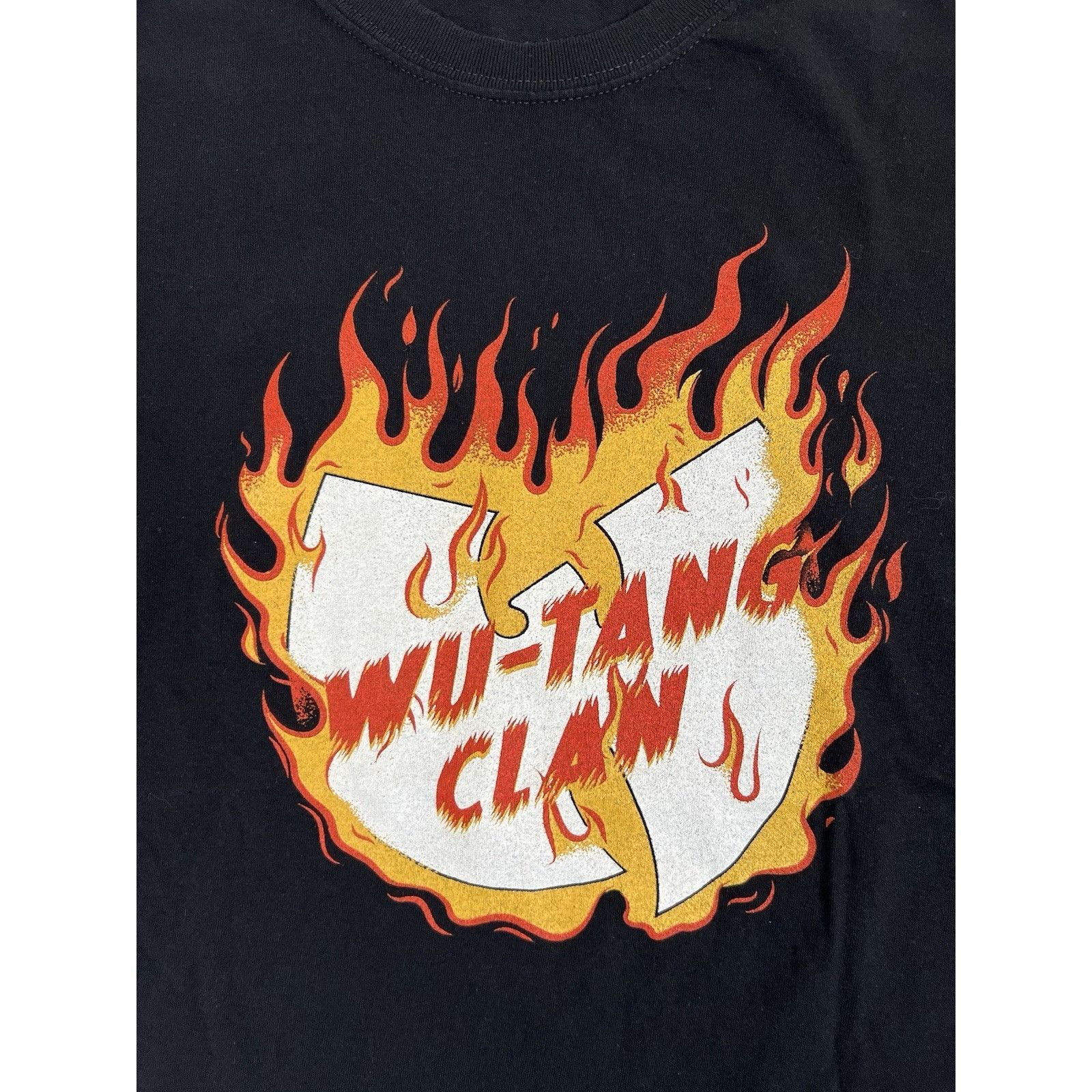 Wu-Tang Clan Wu-Tang Clan Flames Logo Vintage Classic Concert Rap T-Shirt Size US L / EU 52-54 / 3 - 2 Thumbnail