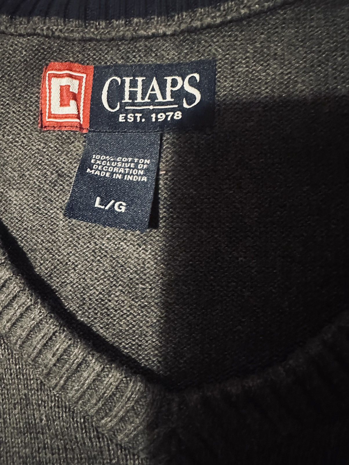 Chaps Ralph Lauren × Vintage Vintage Chaps Ralph Lauren Vest Casual Waistcoat Sweater Size US L / EU 52-54 / 3 - 6 Thumbnail