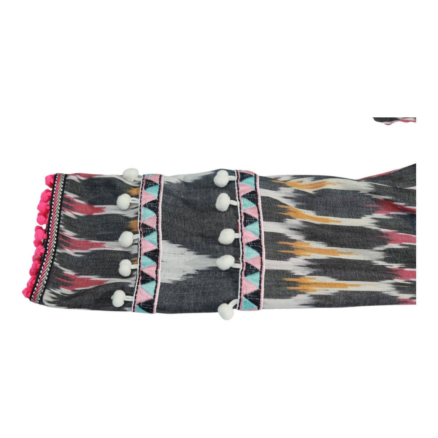 Other Gooshwa MulticolorEthnic Print Kaftan Long Dress size S, New Size S / US 4 / IT 40 - 6 Thumbnail