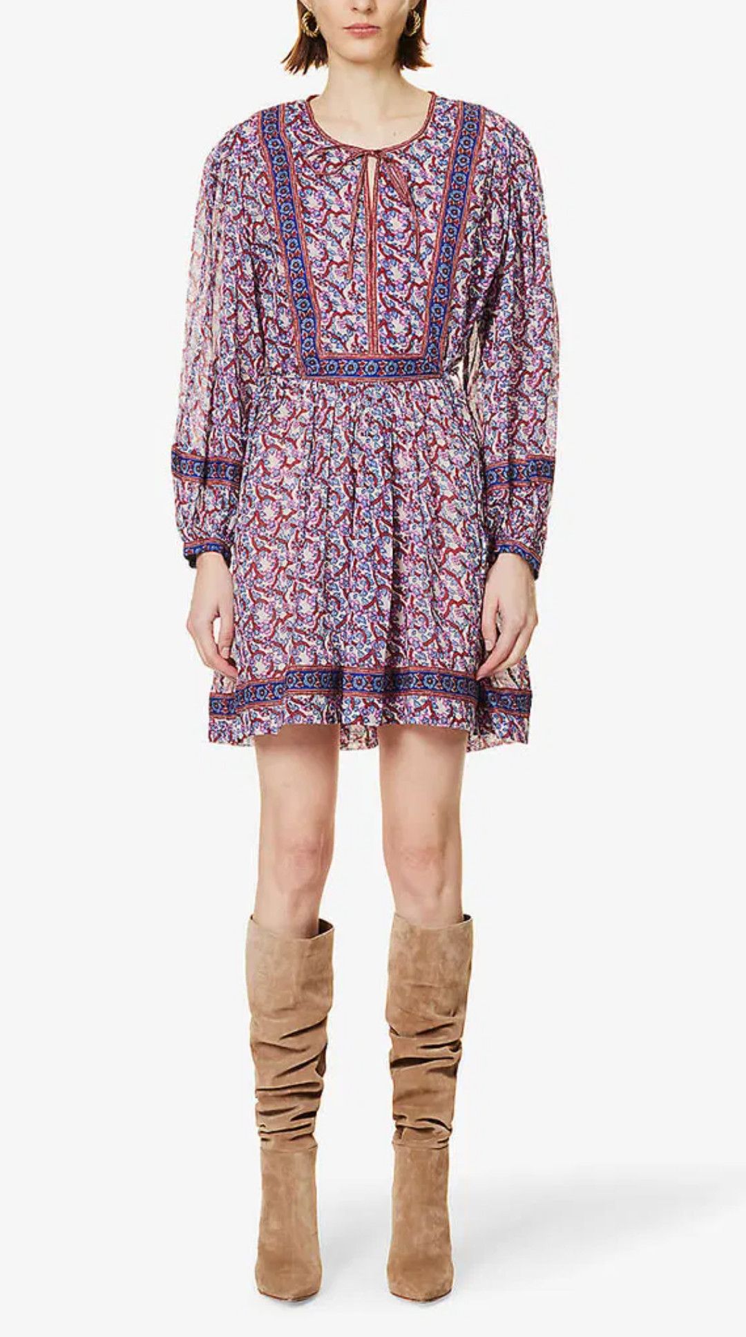 Isabel Marant Etoile Isabel Marant Etoile Gilinesia Print-Embellished Dress EU 36 Size XS / US 0-2 / IT 36-38 - 1 Thumbnail
