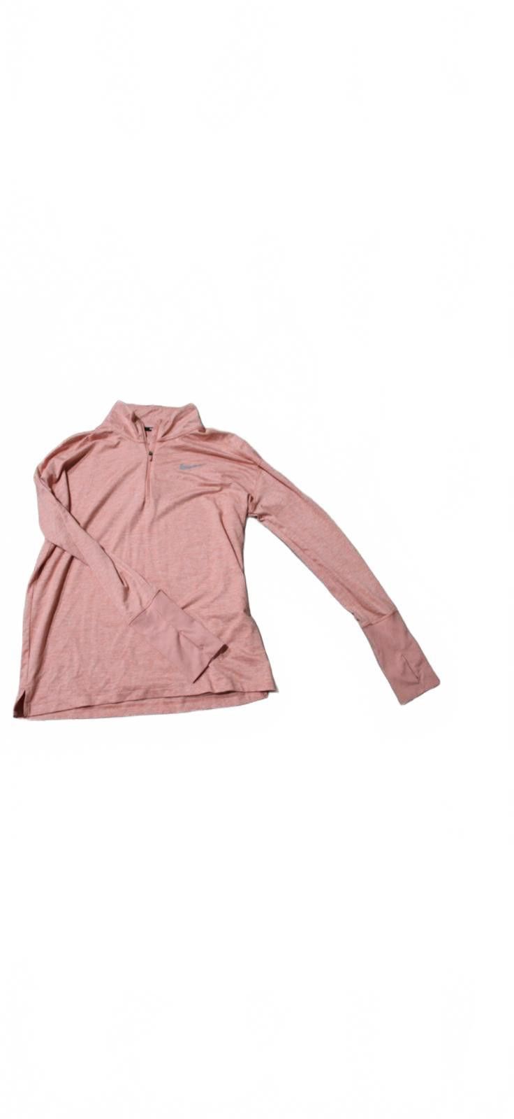 Nike Nike Women's Long Sleeve Quarter Zip Pullover S Pink Heather Size S / US 4 / IT 40 - 1 Thumbnail
