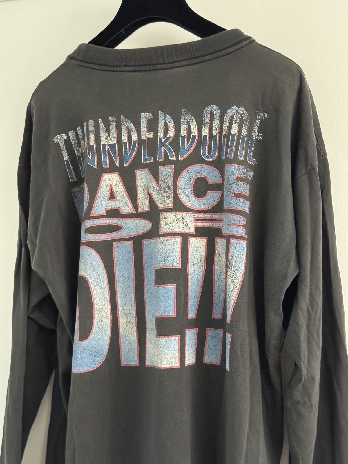 Thunderdome *RARE* VINTAGE 90s GABBER RAVE TECHNO THUNDERDOME DANCE DIE Size US XL / EU 56 / 4 - 5 Thumbnail