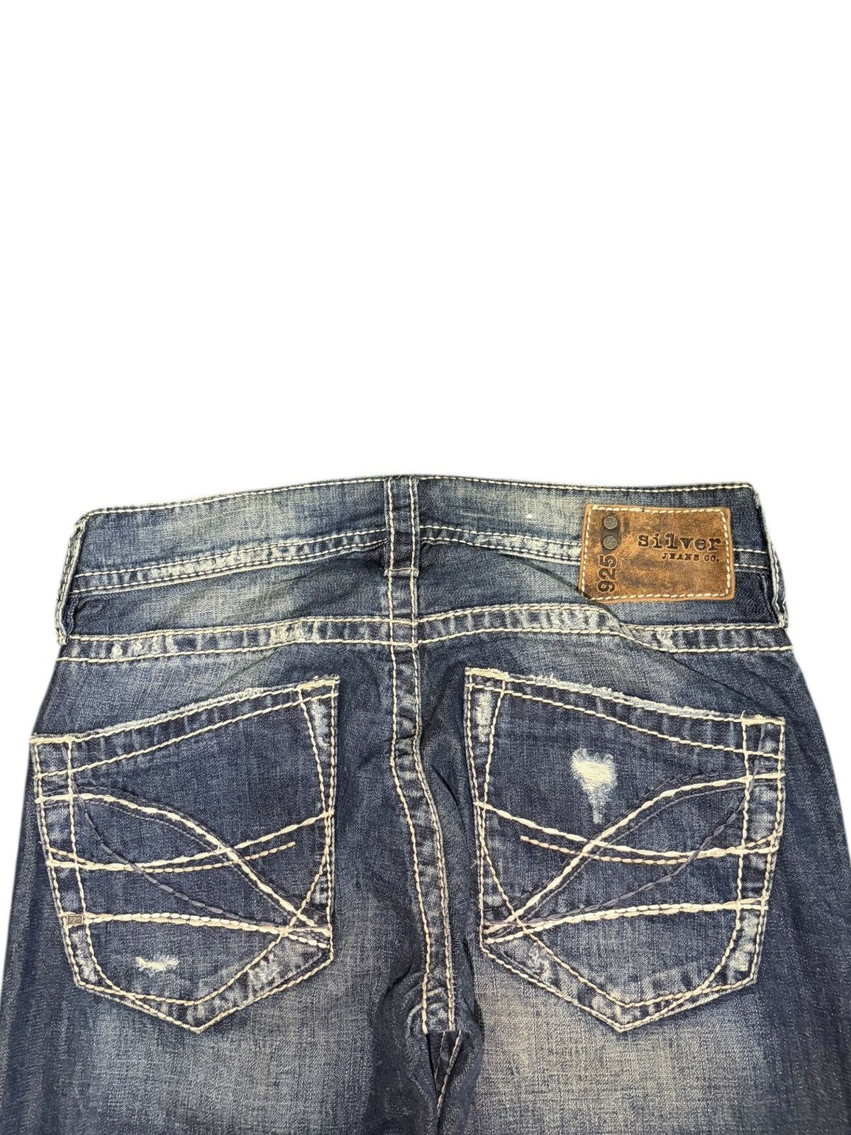 Replay Vintage Japanese Brand Faded Wash Distress Flare Jeans Size US 30 / EU 46 - 4 Thumbnail