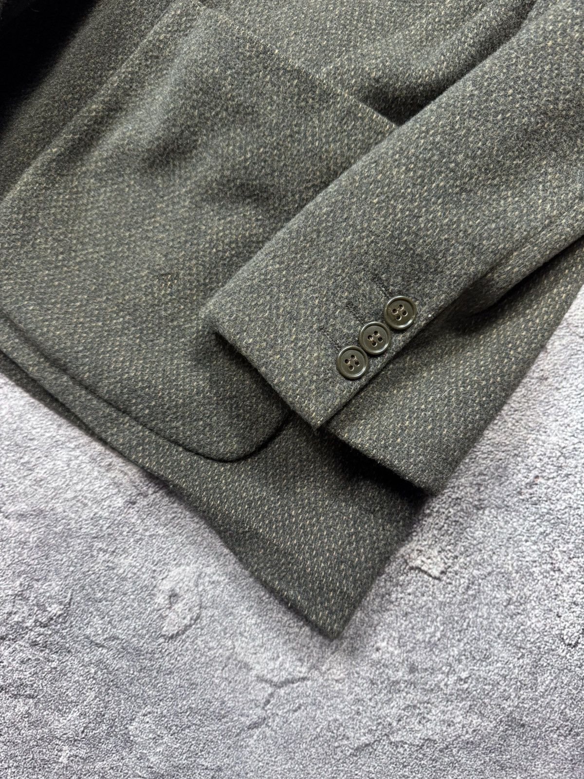 Emporio Armani Emporio Armani Vintage Wool & Cashmere Blazer Size 48R - 6 Thumbnail