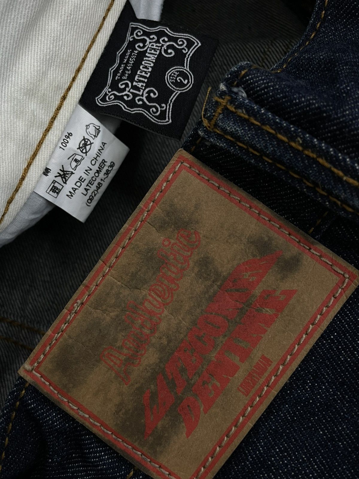 Hysteric Glamour VINTAGE LATE COMER OG JAPAN DESIGNER MICKEY EMBROIDERY DENIM Size US 32 / EU 48 - 17 Thumbnail