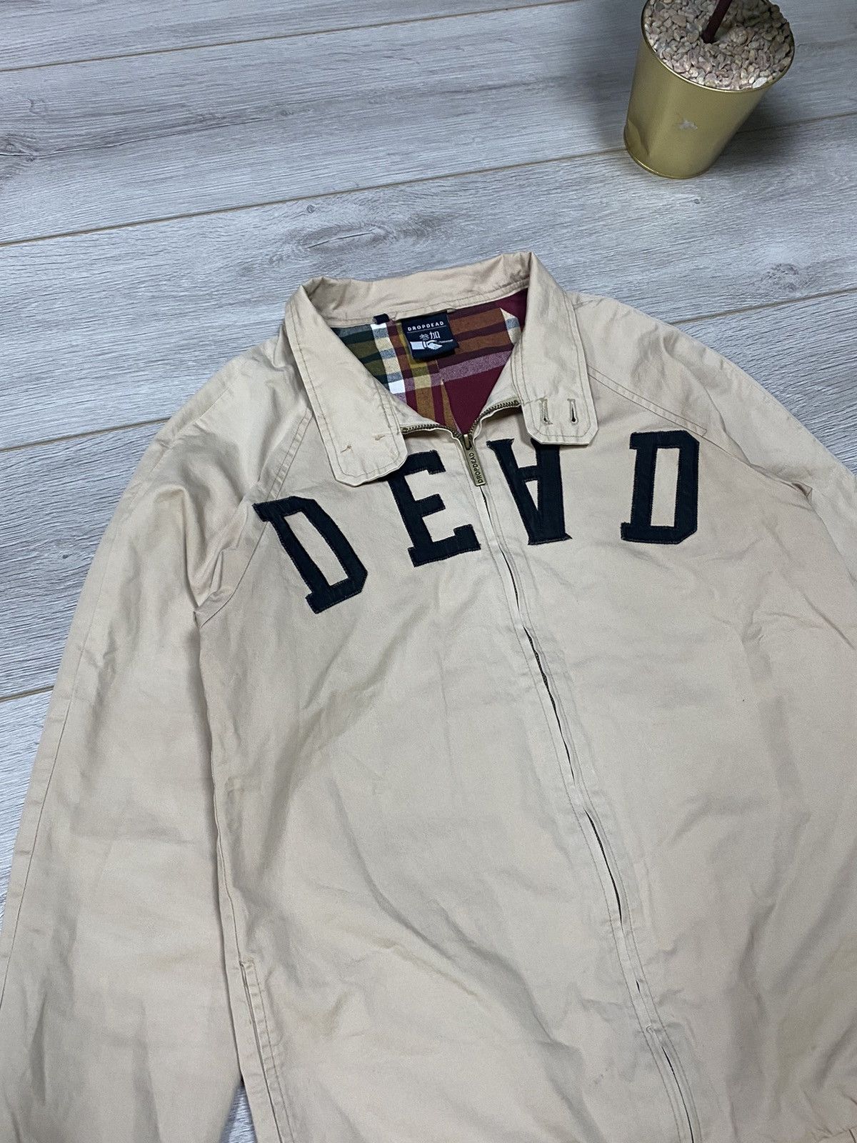 Drop Dead Clothing Drop Dead Clothing RARE spell out Swing top Jacket zip Size US S / EU 44-46 / 1 - 2 Thumbnail