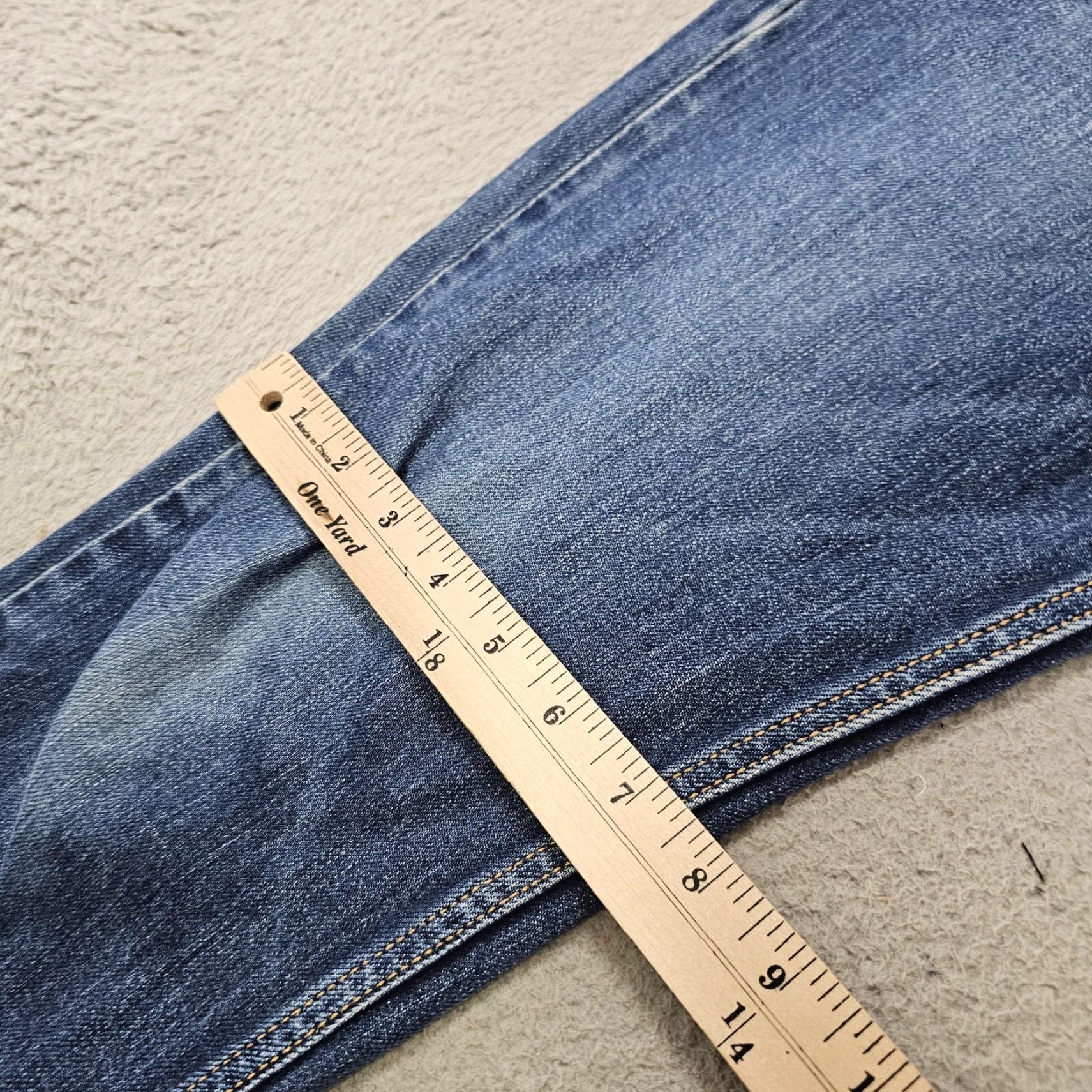 Levi's Levis 511 Jeans Mens 32x30 Denim Slim Stretch Tapered Distressed Pockets Zip Fly 32 Blue Mens Regular 30 In Size US 32 / EU 48 - 5 Thumbnail