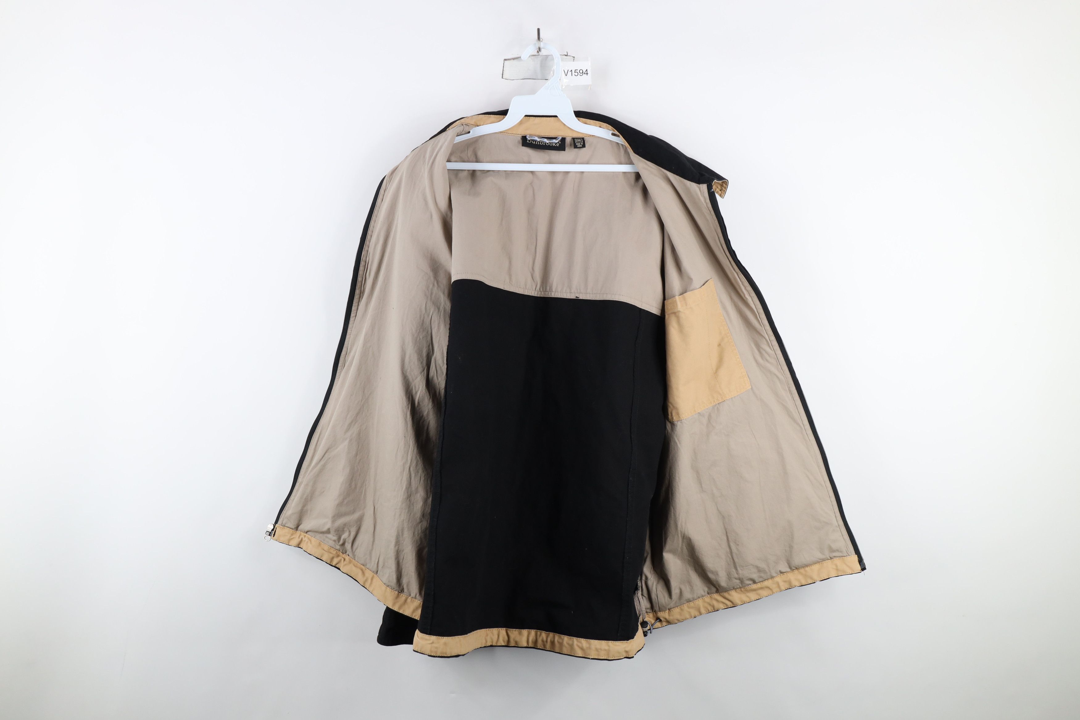 Vintage Vintage 90s Streetwear Wolf Creek Canvas Bomber Jacket Size US XXL / EU 58 / 5 - 9 Thumbnail