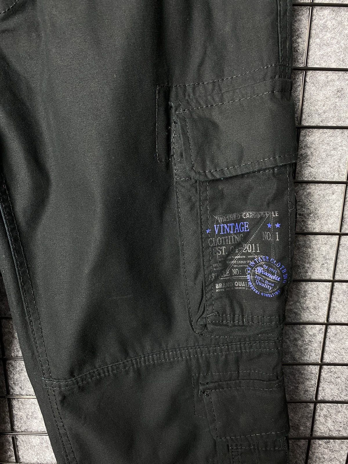 Brandit × Vintage Brandit Streetwear Y2K Drawstring Cargo Pants Size M Size US 34 / EU 50 - 3 Thumbnail