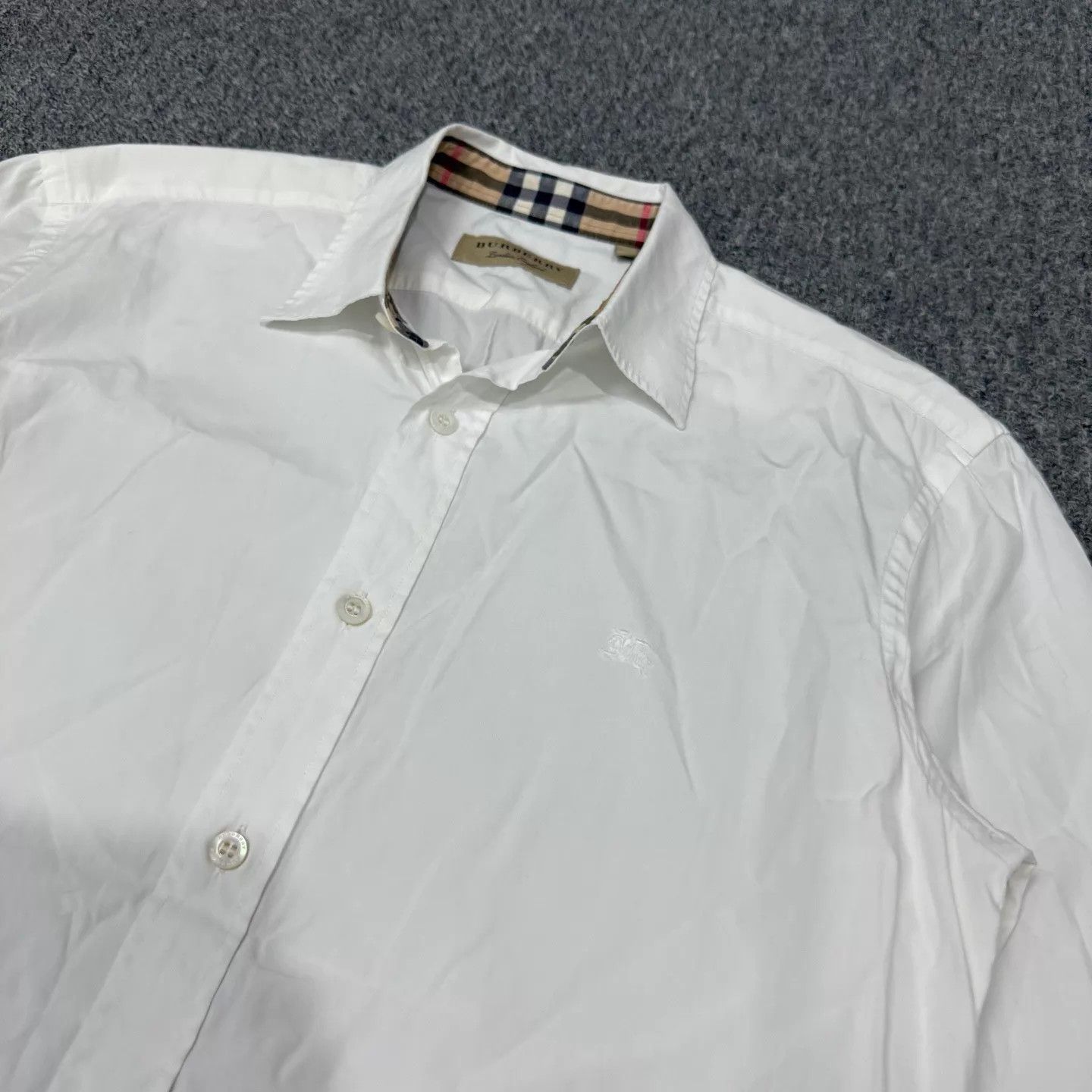 Burberry Burberry White LS Shirt S 95 New Size US S / EU 44-46 / 1 - 3 Thumbnail