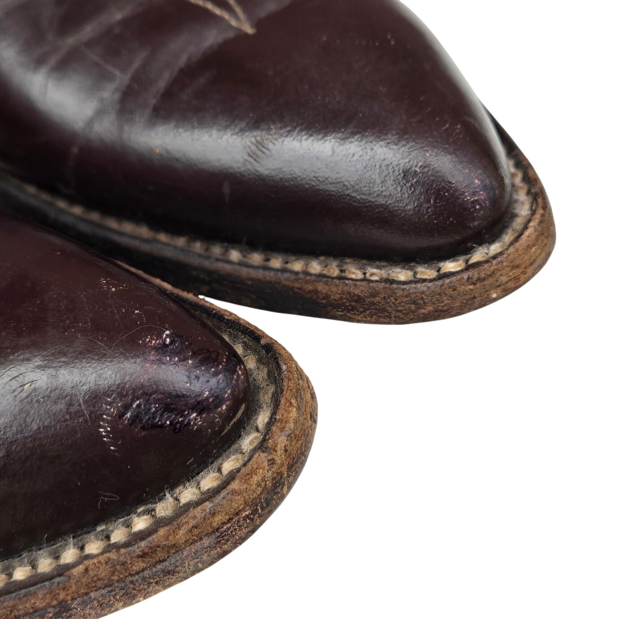 Nocona Vintage Nocona Cowboy Boots Two Tone Brown Leather Mens 11.5 Size US 11.5 / EU 44-45 - 19 Thumbnail