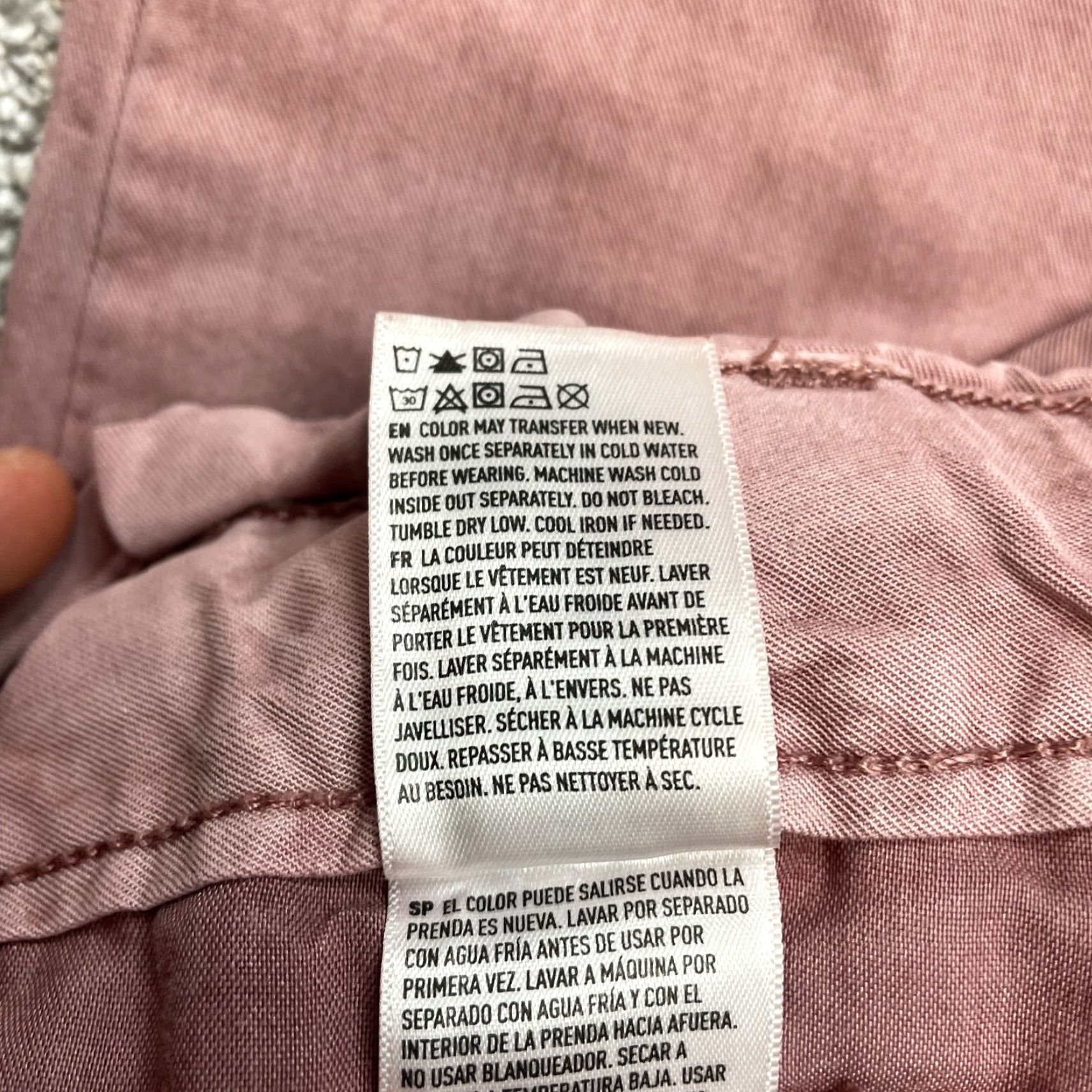 American Eagle Outfitters VINTAGE? No — American Eagle Paperbag Pants Womens 2 Regular Pink Belted Tie Lyocell 28x29 Size 28" / US 6 / IT 42 - 6 Thumbnail