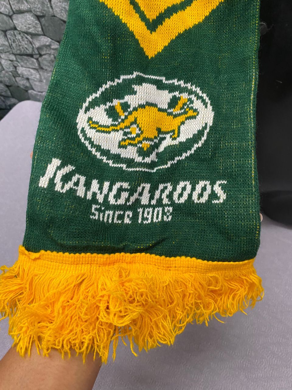 KangaROOS Vintage Kangaroos Australia Scarf Size ONE SIZE - 4 Thumbnail