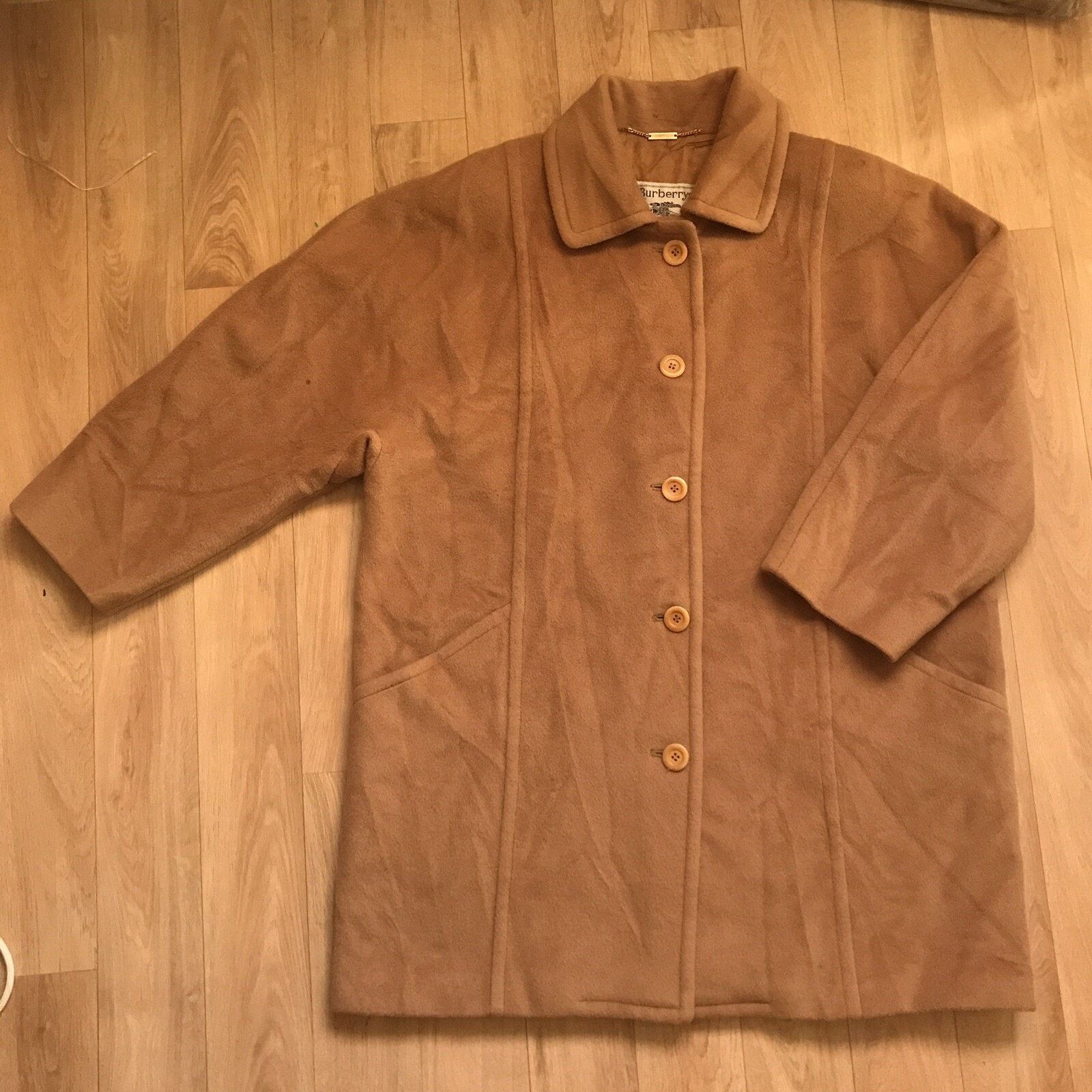 Burberry Vintage Burberry WINTER jacket coat wool CAMEL Women Size XL / US 12-14 / IT 48-50 - 2 Thumbnail