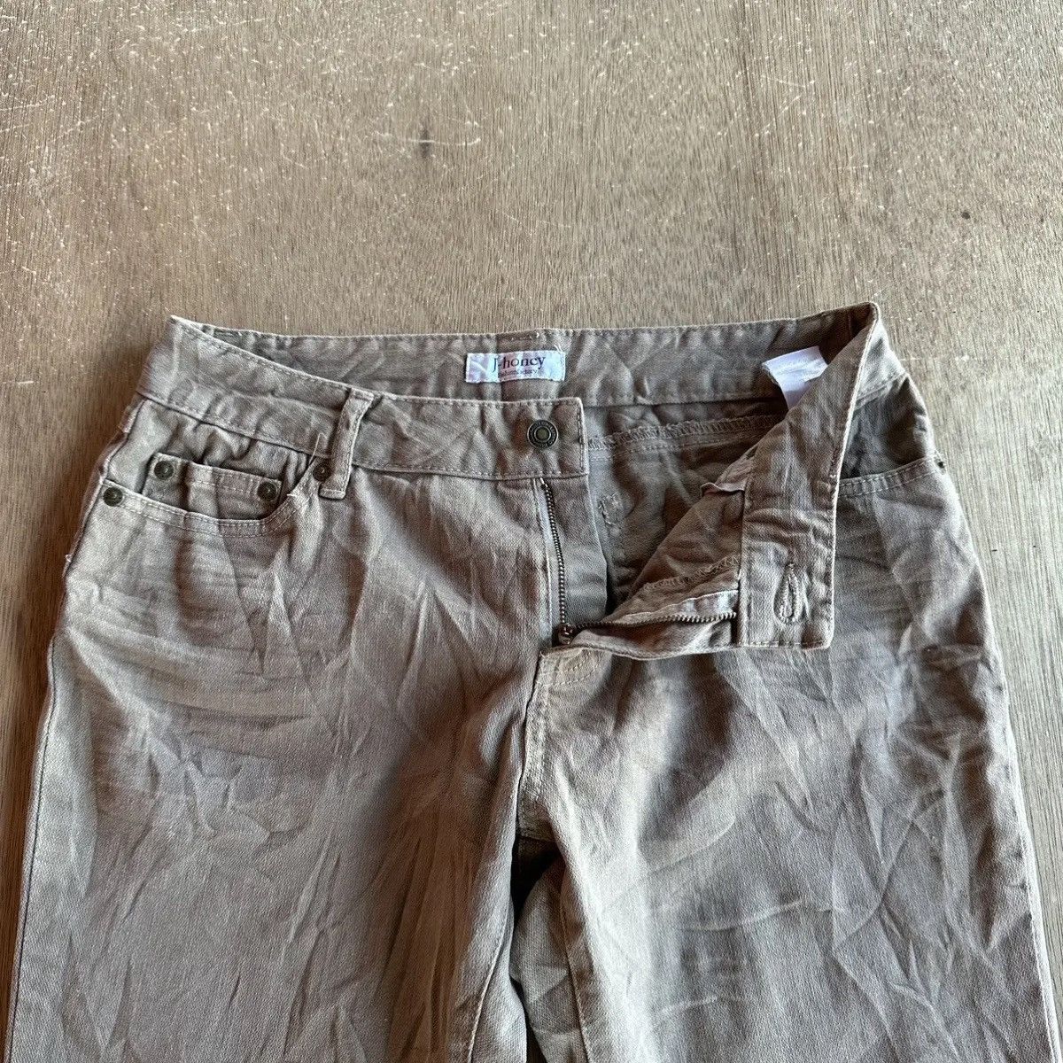 Japanese Brand × honeyee.com VINTAGE J-HONEY JEANS FLARE/BOOTCUT TROUSERS BLANK PANTS Size 29" - 6 Thumbnail