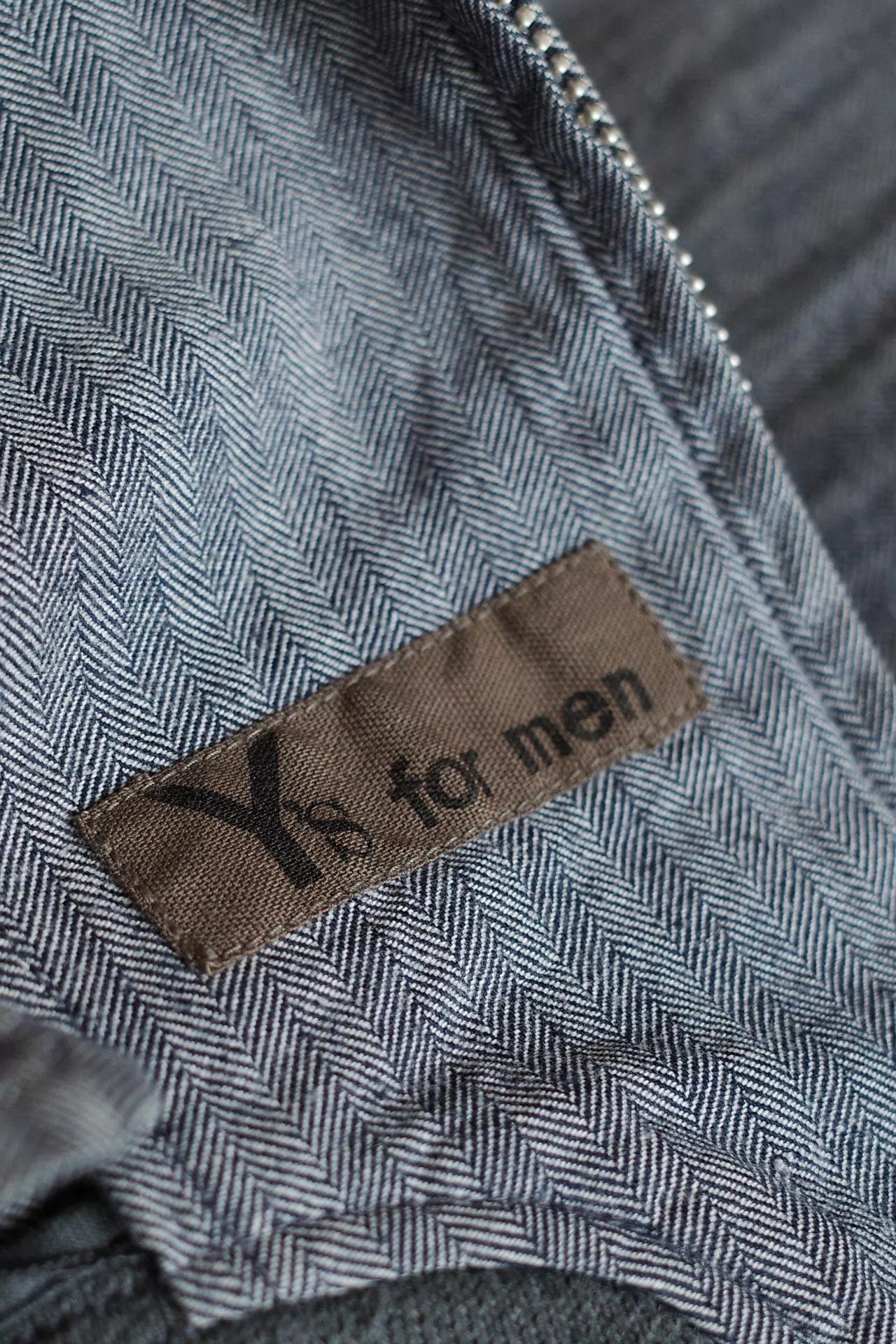 Y's for Men Y's Men's 80s Cotton Herringbone Short Jacket Size US M / EU 48-50 / 2 - 6 Thumbnail