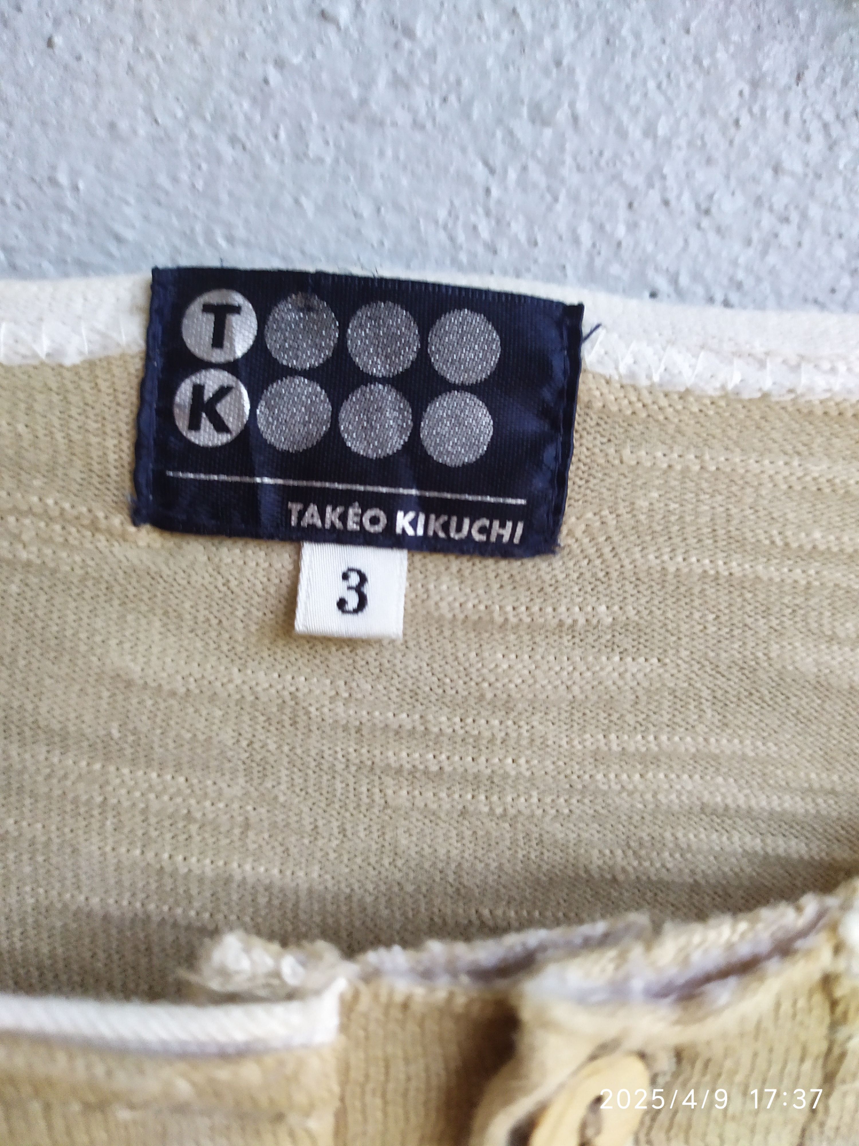 If Six Was Nine × Japanese Brand × Le Grande Bleu (L.G.B.) TAKEO KIKUCHI DOUBLE LAYER LONG SLEEVE TEE LGB STYLE Size US L / EU 52-54 / 3 - 6 Thumbnail