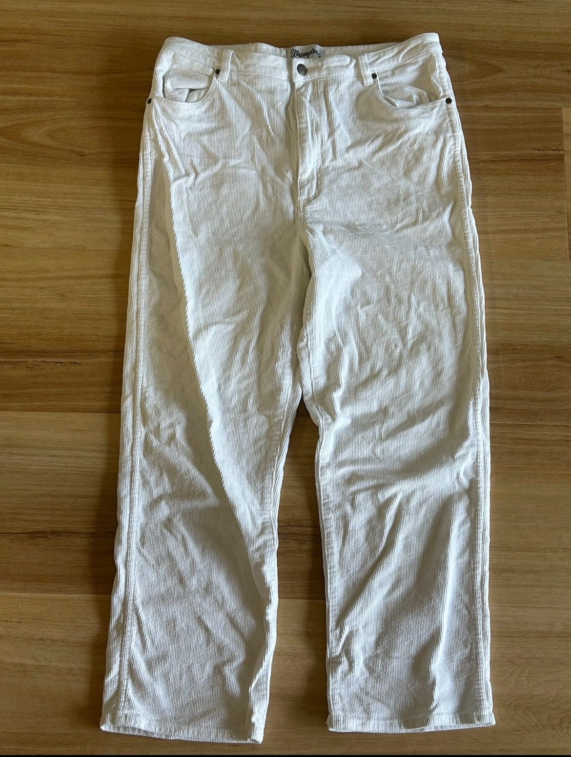 Wrangler Wrangler LITA white corduroy jeans Size 32" / US 10 / IT 46 - 1 Thumbnail