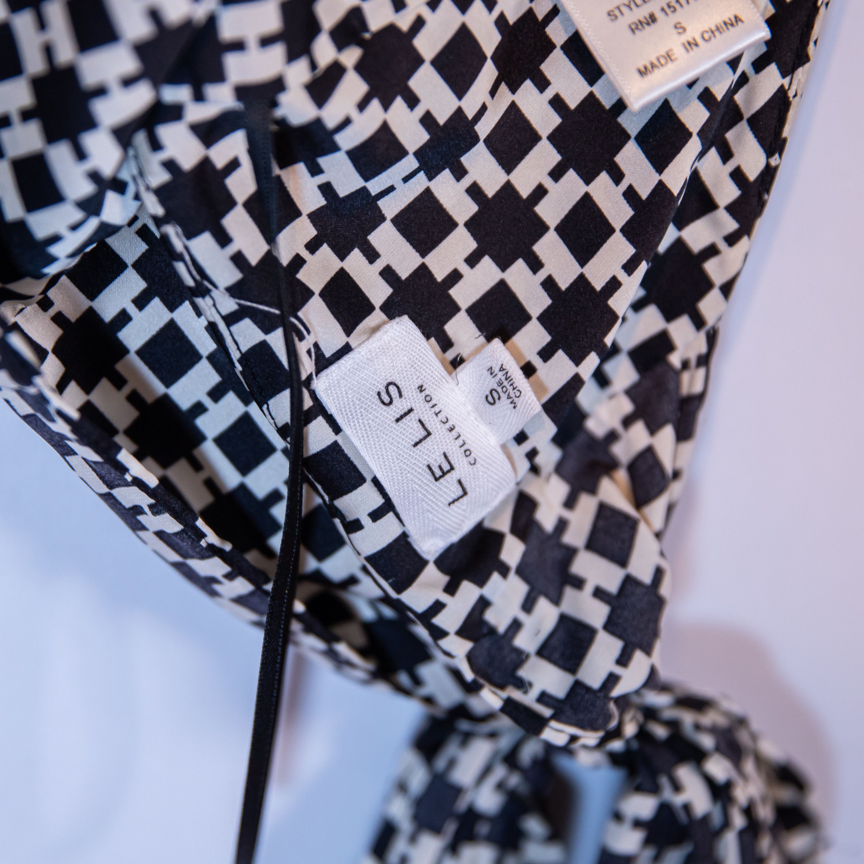 Other Le Lis Collection Black White Modern Print Pattern Size S / US 4 / IT 40 - 2 Thumbnail