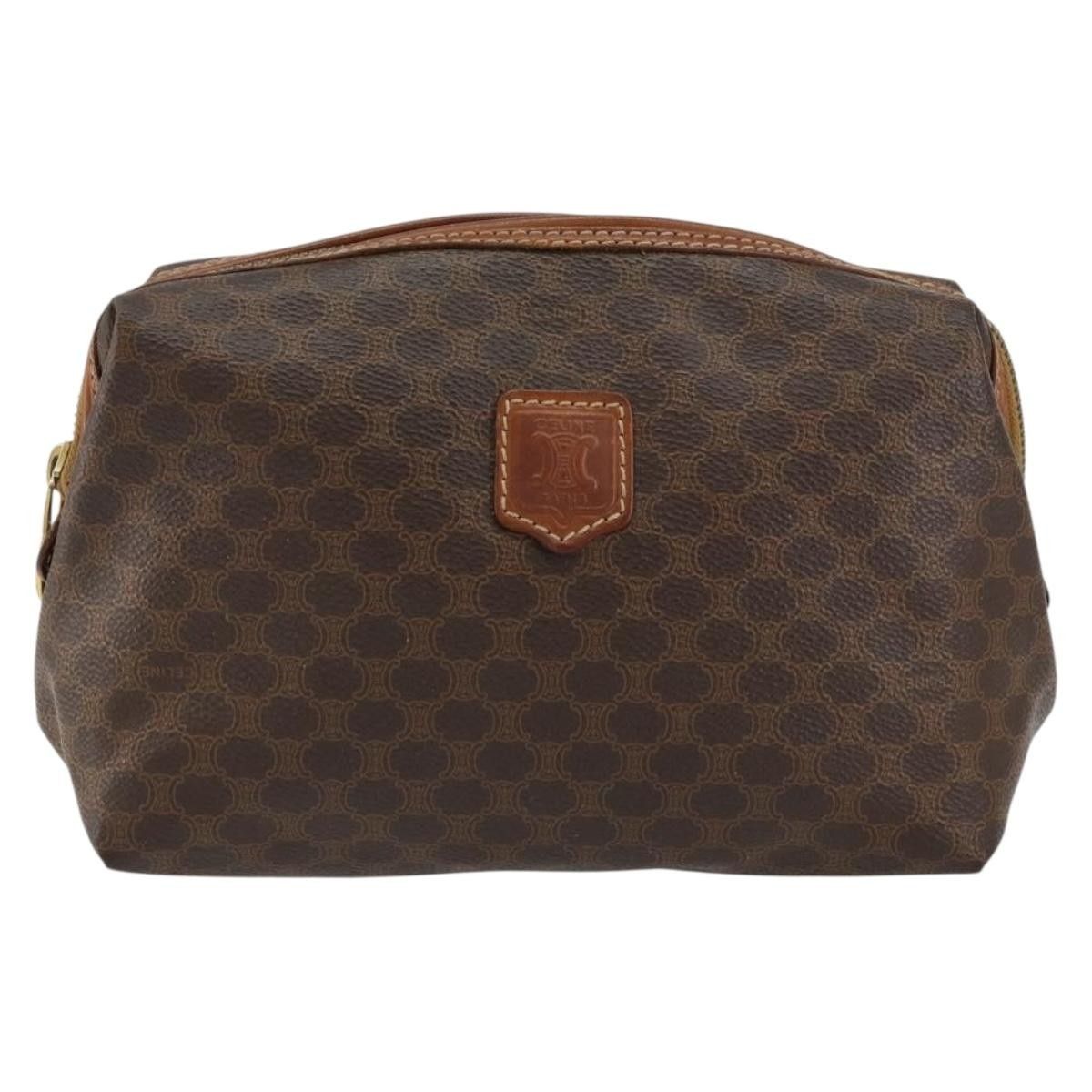 Celine Celine Macadam Pochette Canvas and Leather Size ONE SIZE - 1 Thumbnail