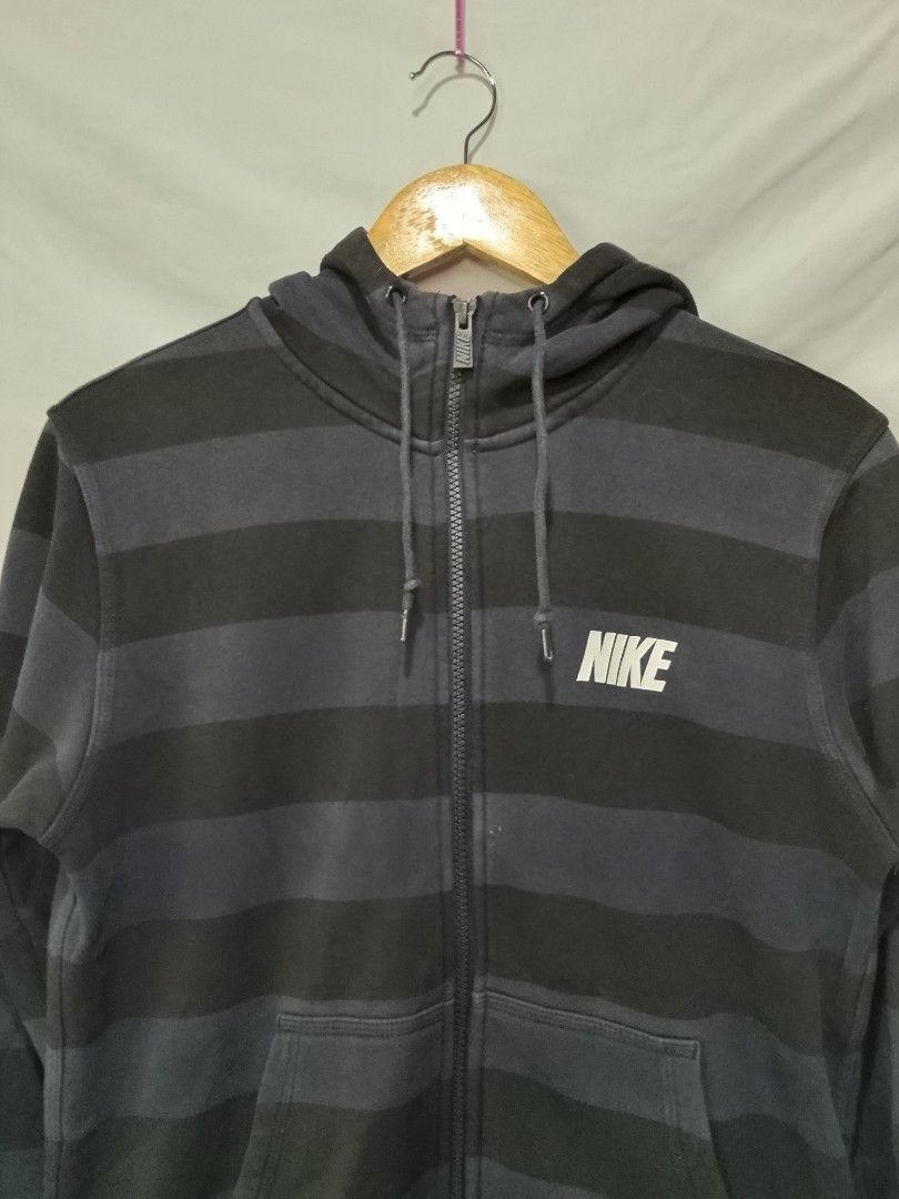 Nike Nike Stripe Zipper Hoodie Size US M / EU 48-50 / 2 - 2 Thumbnail