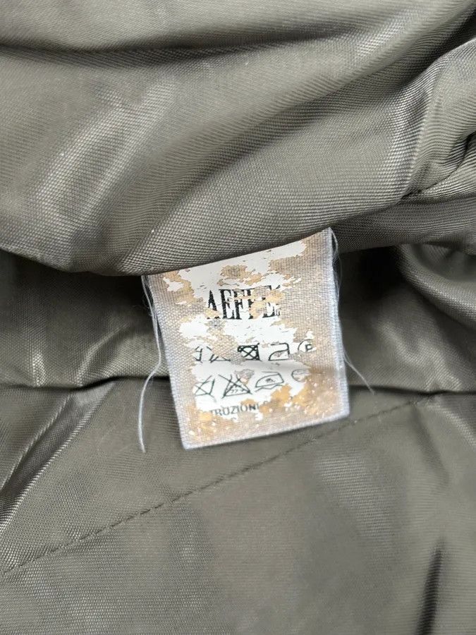 Moschino Moschino Khaki Officer Asymmetrical Zip Military Bomber Jacket Size S / US 4 / IT 40 - 12 Thumbnail