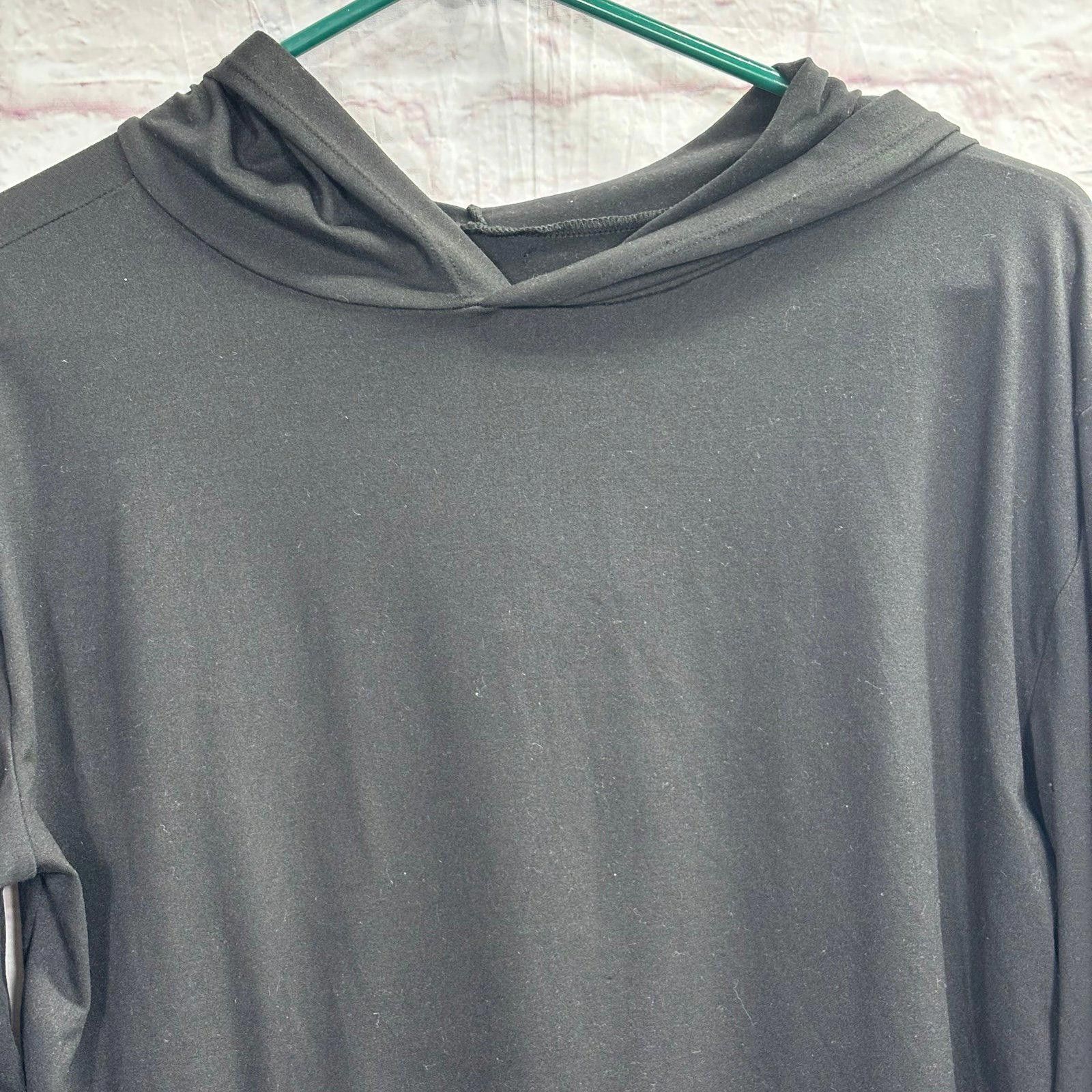 Forever 21 Forever 21 Black Long Sleeve Hoodie Women’s Small Size S / US 4 / IT 40 - 2 Thumbnail