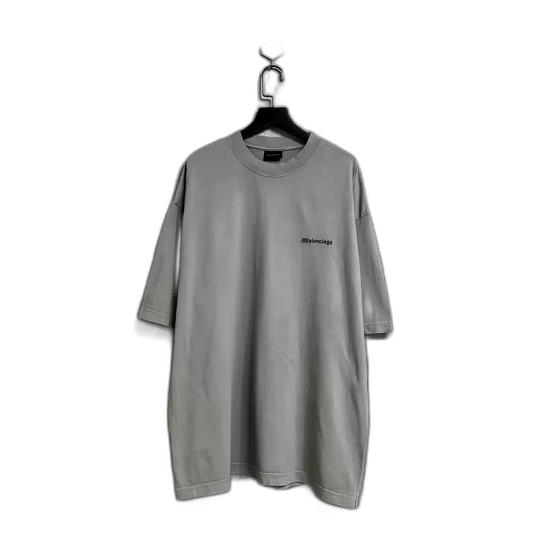 Balenciaga Balenciaga Gray Short Sleeve TShirt-2505 Size US L / EU 52-54 / 3 - 1 Thumbnail