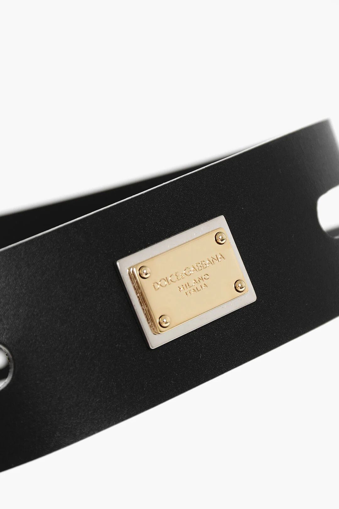 Dolce & Gabbana og1mm0426 Size: 75 / Leather Belt in Black Size ONE SIZE - 3 Thumbnail